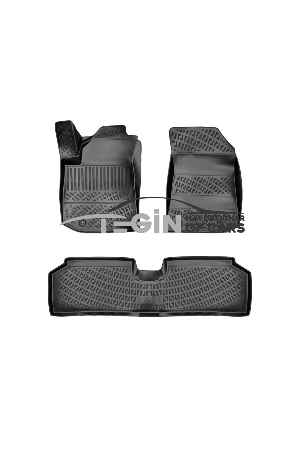 Kia Niro Elektrikli Usa 2022 Sonrası 1.4/1.6 Siyah 3D Havuzlu Paspas