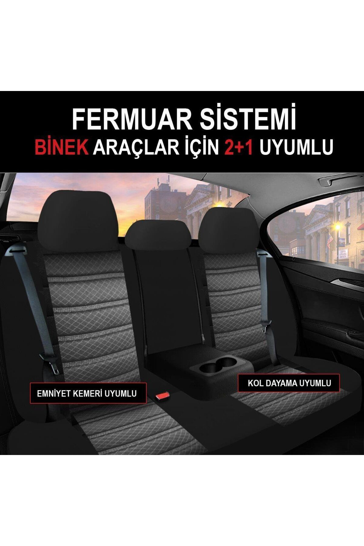 KIA OPTIMA 2011-2015Uyumlu Oto Koltuk Kılıfı Sport Serisi Jakar -
