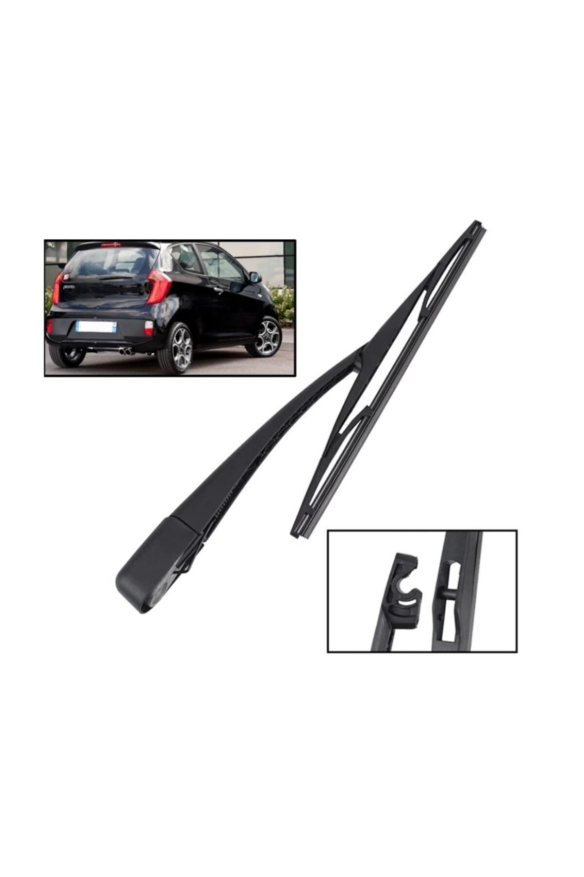 Kia Picanto Arka Cam Silecek Kolu Ve Süpürgesi 2011-2020 Uyumlu
