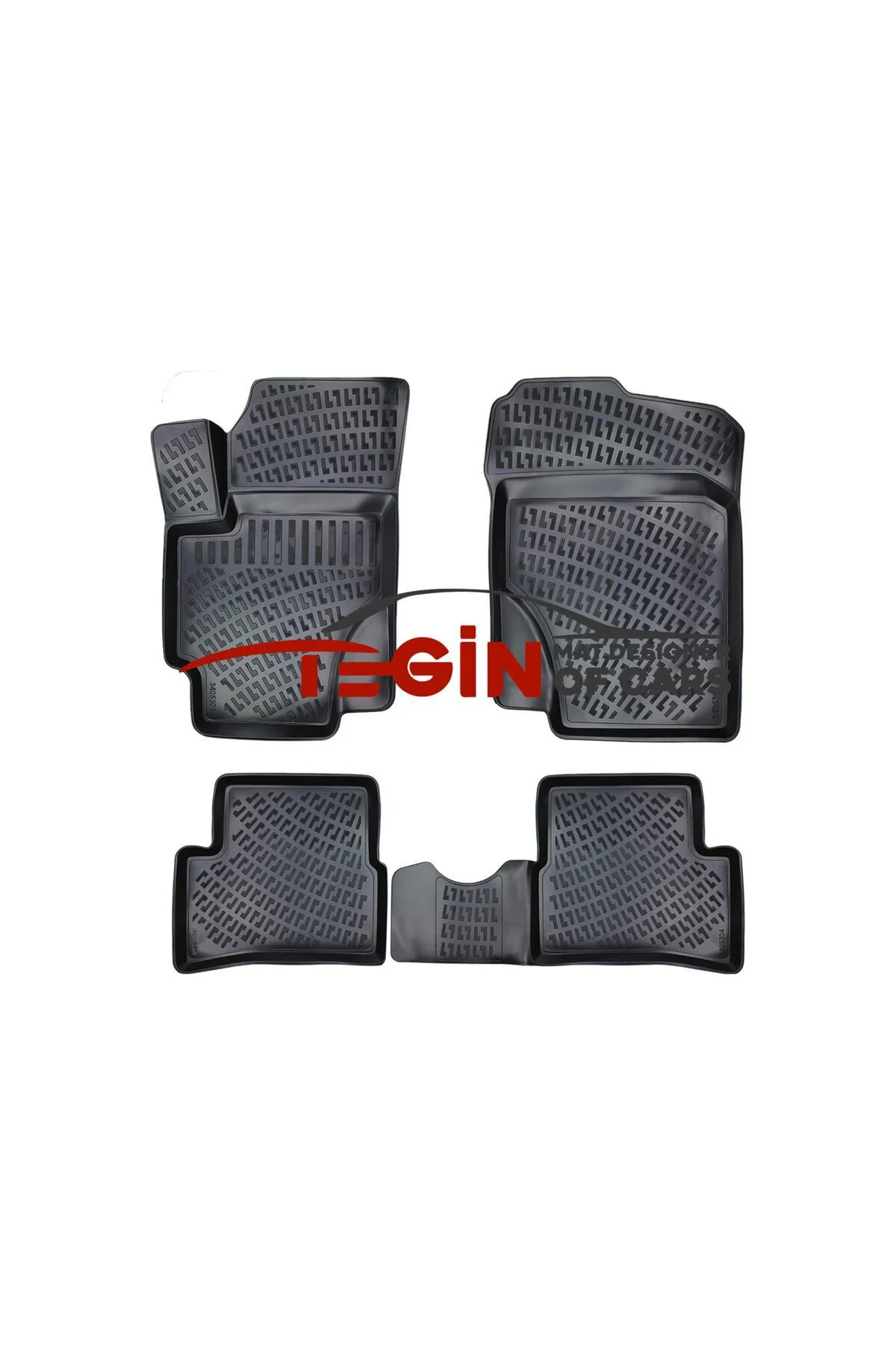 Kia Rio 2011-2017 Manuel Siyah 3D Havuzlu Paspas