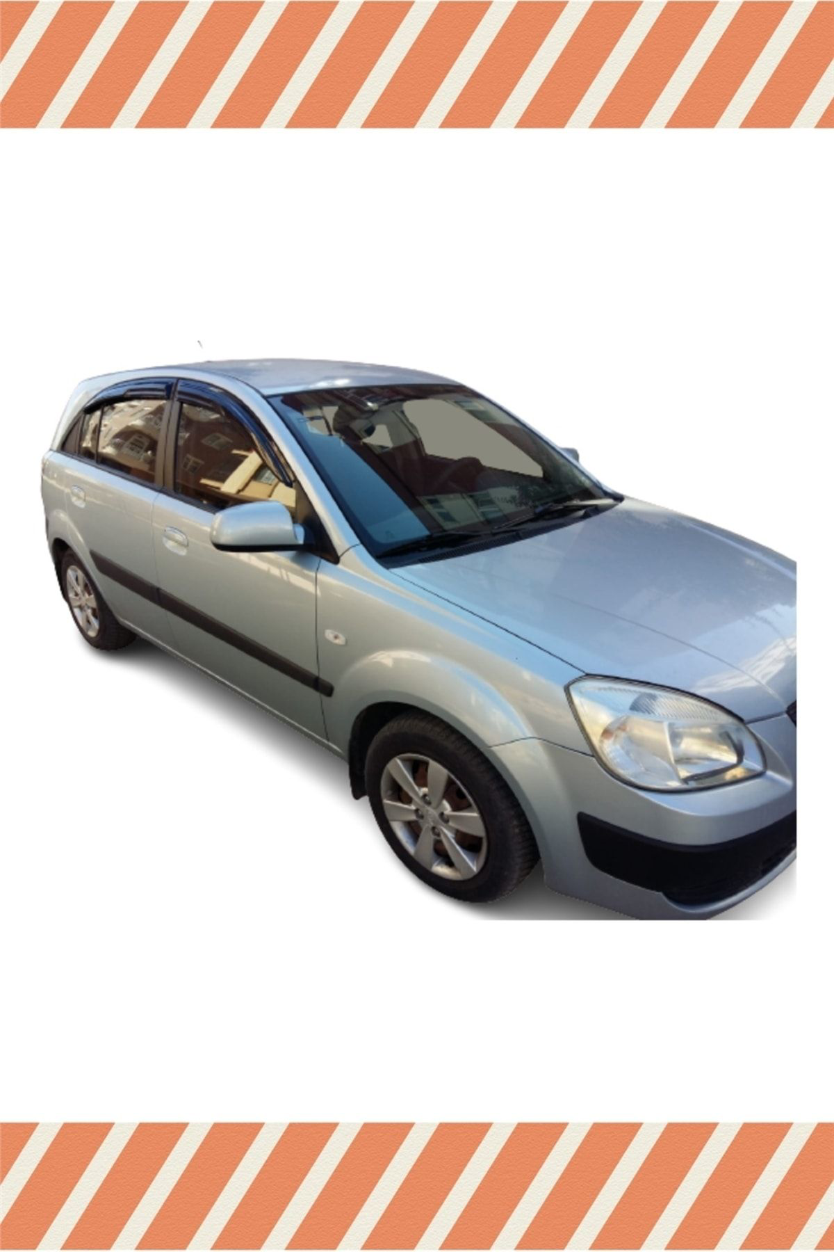 Kıa Rio Hb 2003-2011 4'lü Mügen Tip Cam Rüzgarlığı