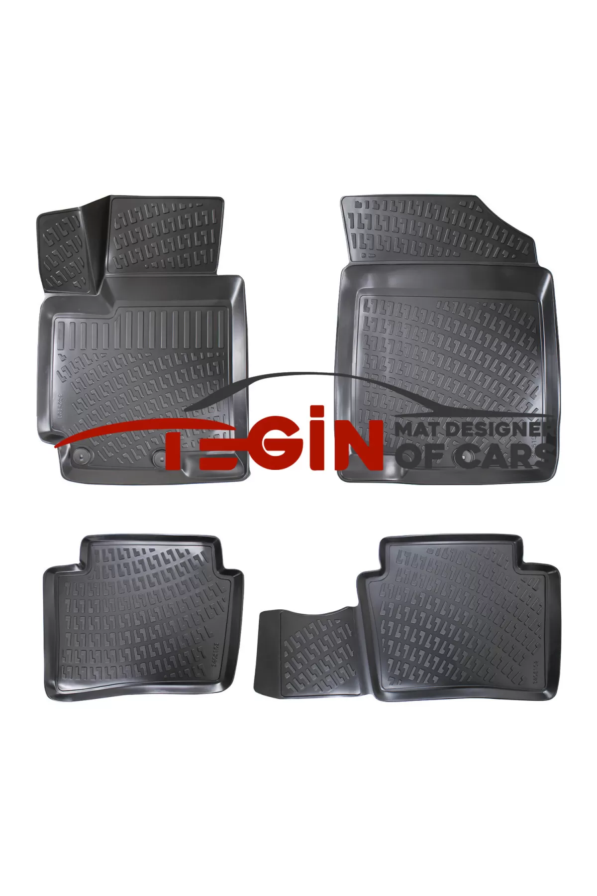 Kia Rio Sedan Bagaj Havuzu + Siyah 3D Paspas 2011-2017