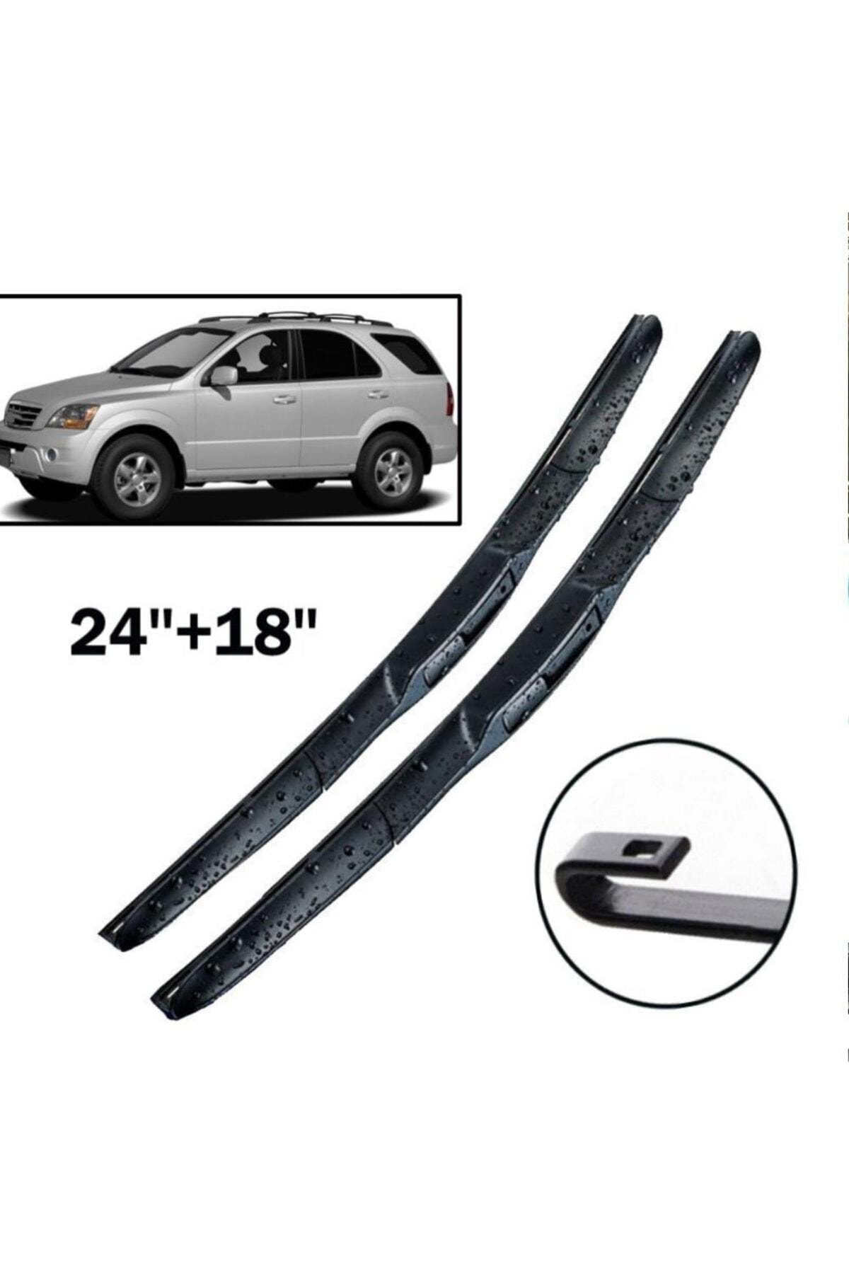 Kia Sorento Ön Cam Hybrid Silecek Takımı 2002--2009