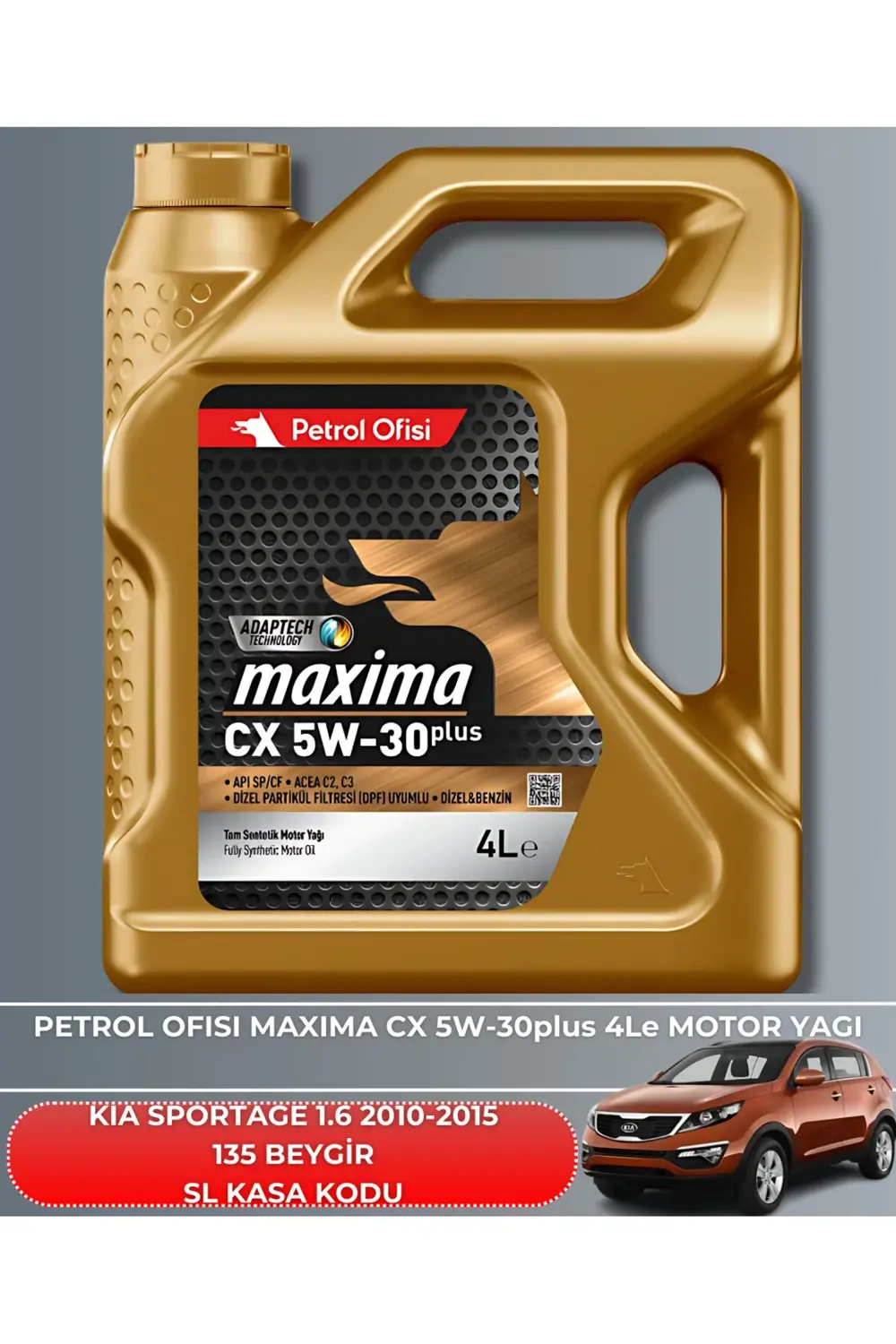 KIA SPORTAGE 1.6 2010-2011-2012-2013-2014-2015 135 BEYGİR BAKIM S