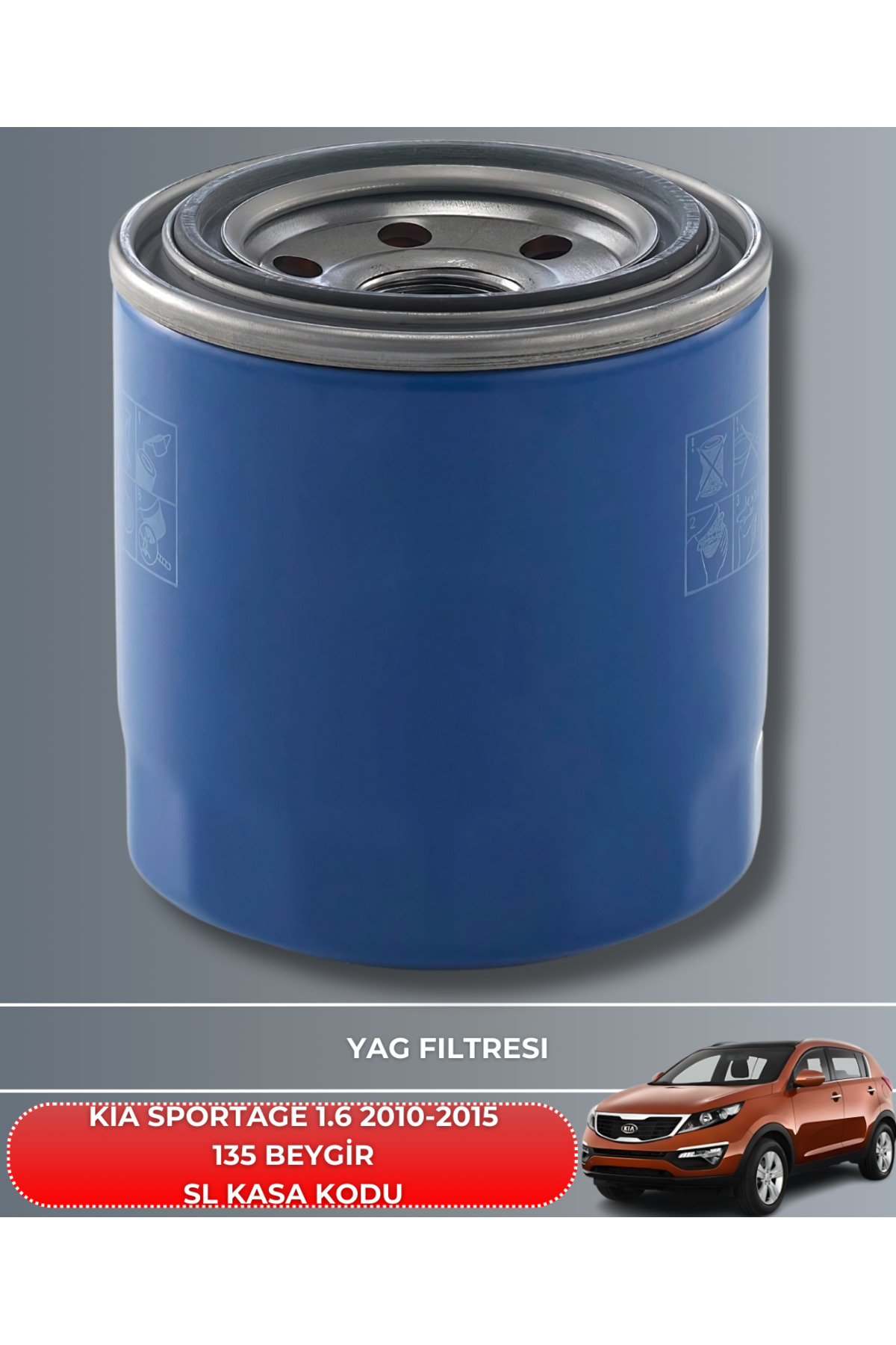 KIA SPORTAGE 1.6 2010-2011-2012-2013-2014-2015 135 BEYGİR BAKIM S
