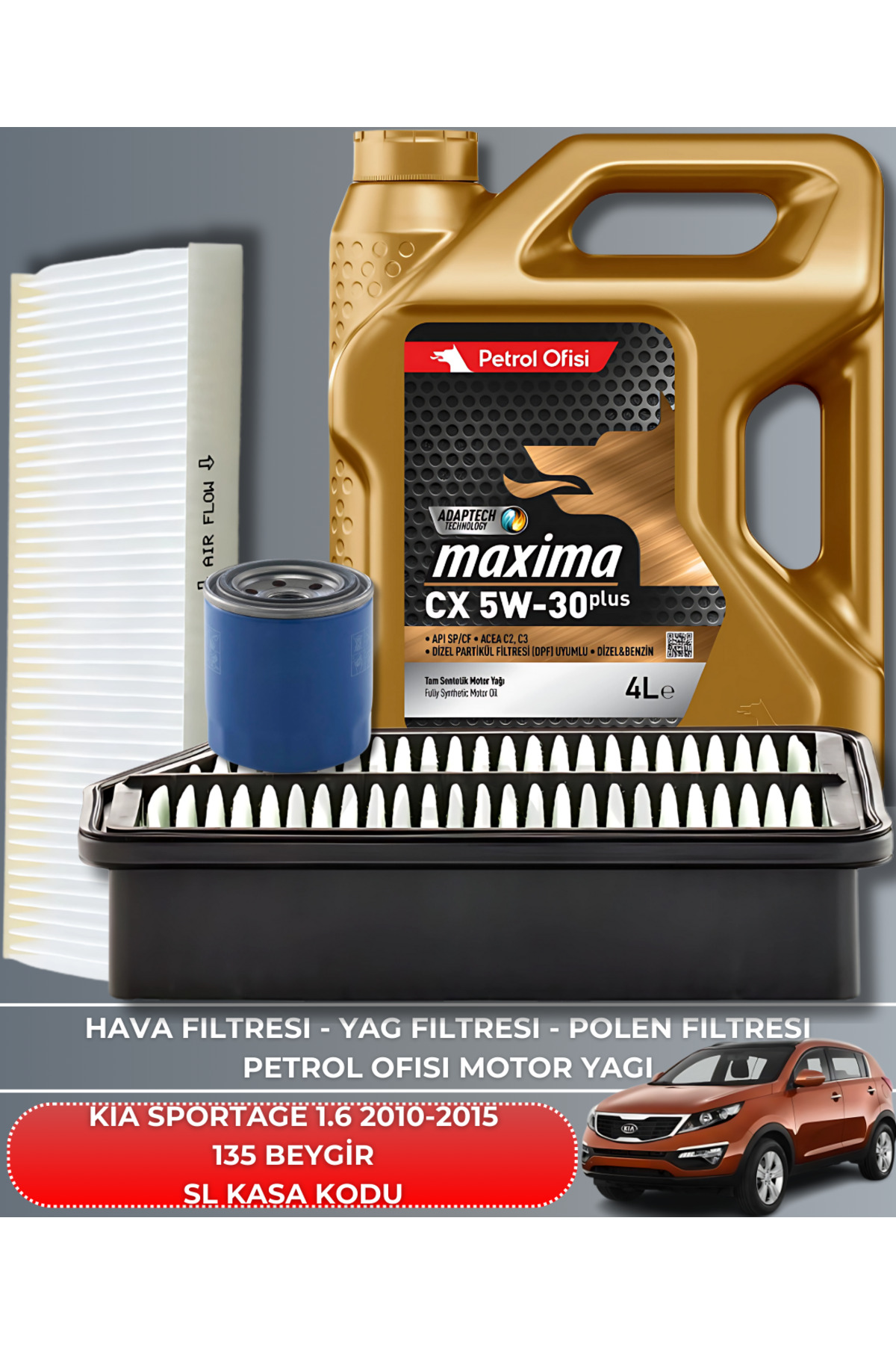 KIA SPORTAGE 1.6 2010-2011-2012-2013-2014-2015 135 BEYGİR BAKIM S