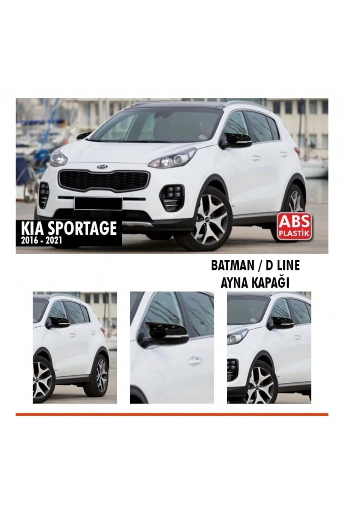 KİA SPORTAGE 2016-2021 BATMAN YARASA AYNA KAPAĞI