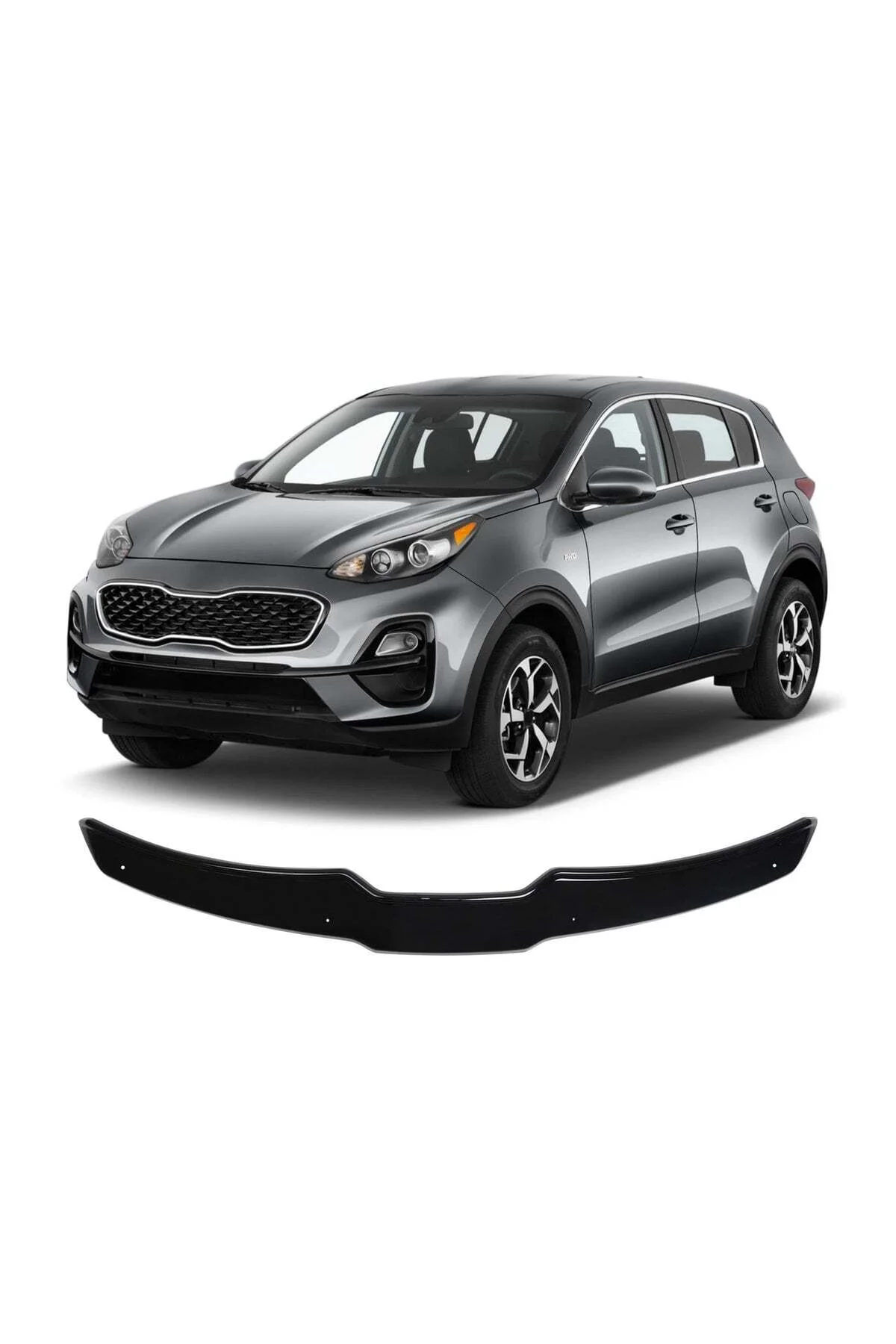 Kia Sportage 2021 ve Sonrası Uyumlu Kaput Rüzgarlığı Ön Kaput Koruma ABS Parlak Siyah Kia Sportage 2021 ve Sonrası Uyumlu Kaput Rüzgarlığı Ön Kaput Koruma ABS Parlak Siyah