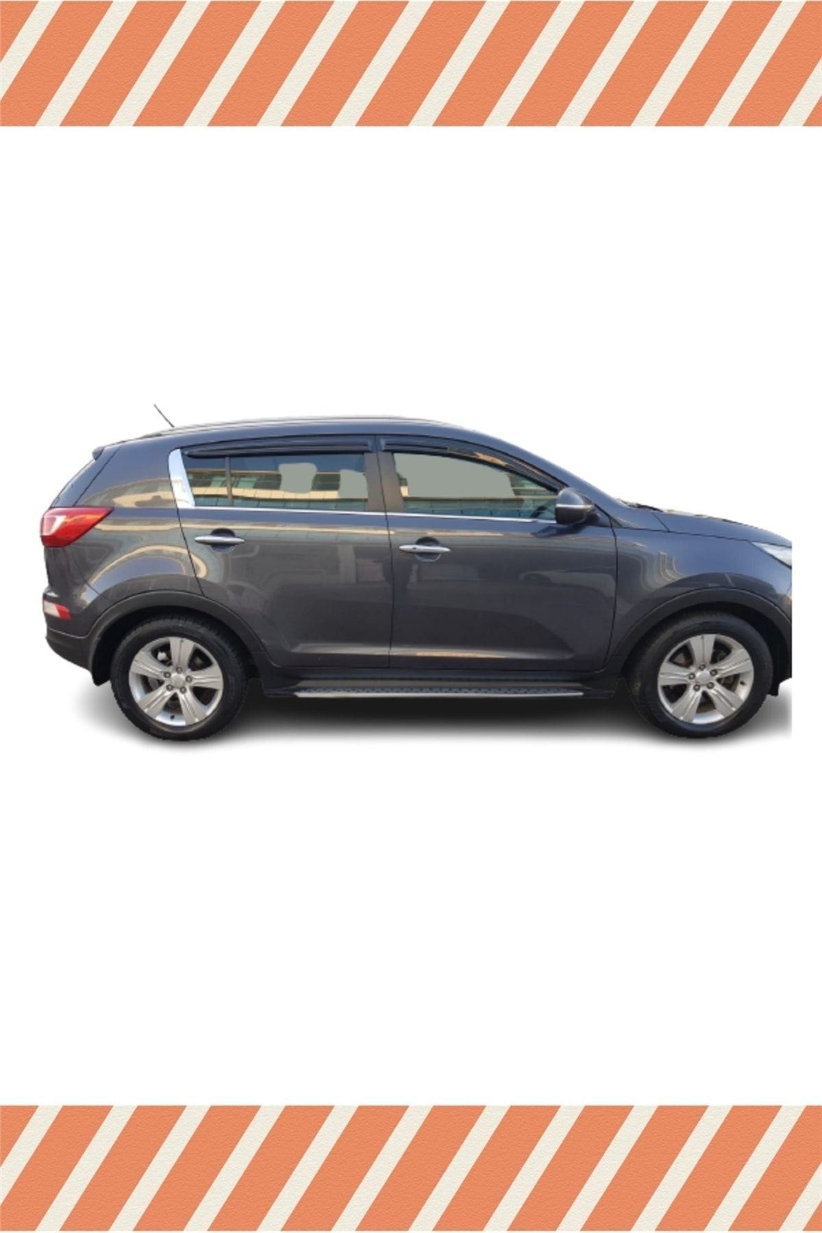 Kıa Sportage 2011-2015 4'lü Mügen Tip Cam Rüzgarlığı