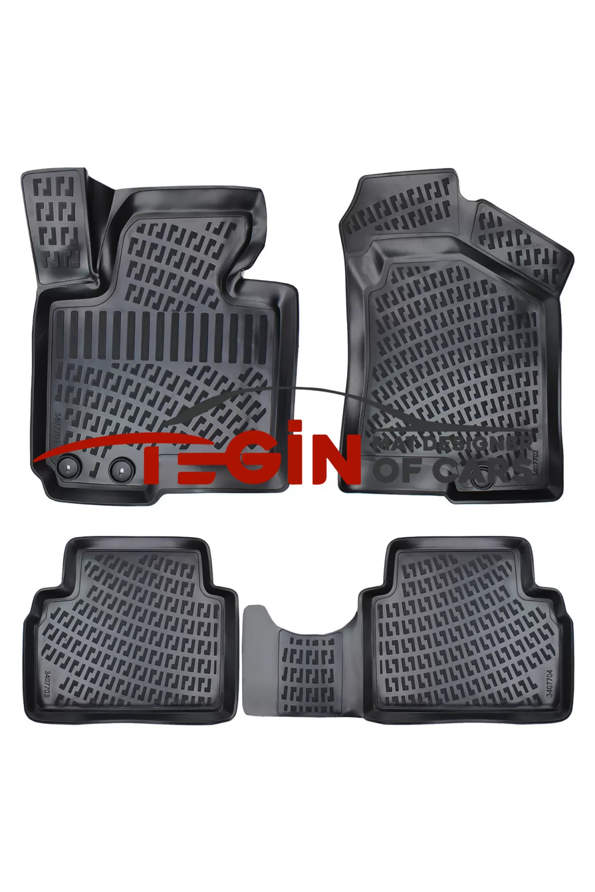 Kia Sportage Bagaj Havuzu + Siyah 3D Paspas 2011-2015