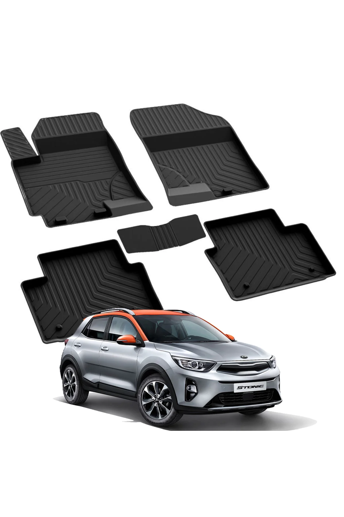 KIA STONIC 2017-2024 Model Yılları İçin Uyumlu Yeo 4D Havuzlu Paspas Takımı Fiyatı, Yorumları ve Özellikleri