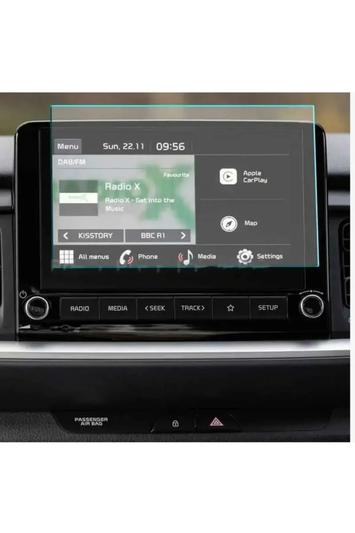 Kia Stonic Uyumlu 8 inç Navigasyon Anti Broken Nano Ekran Koruyucu