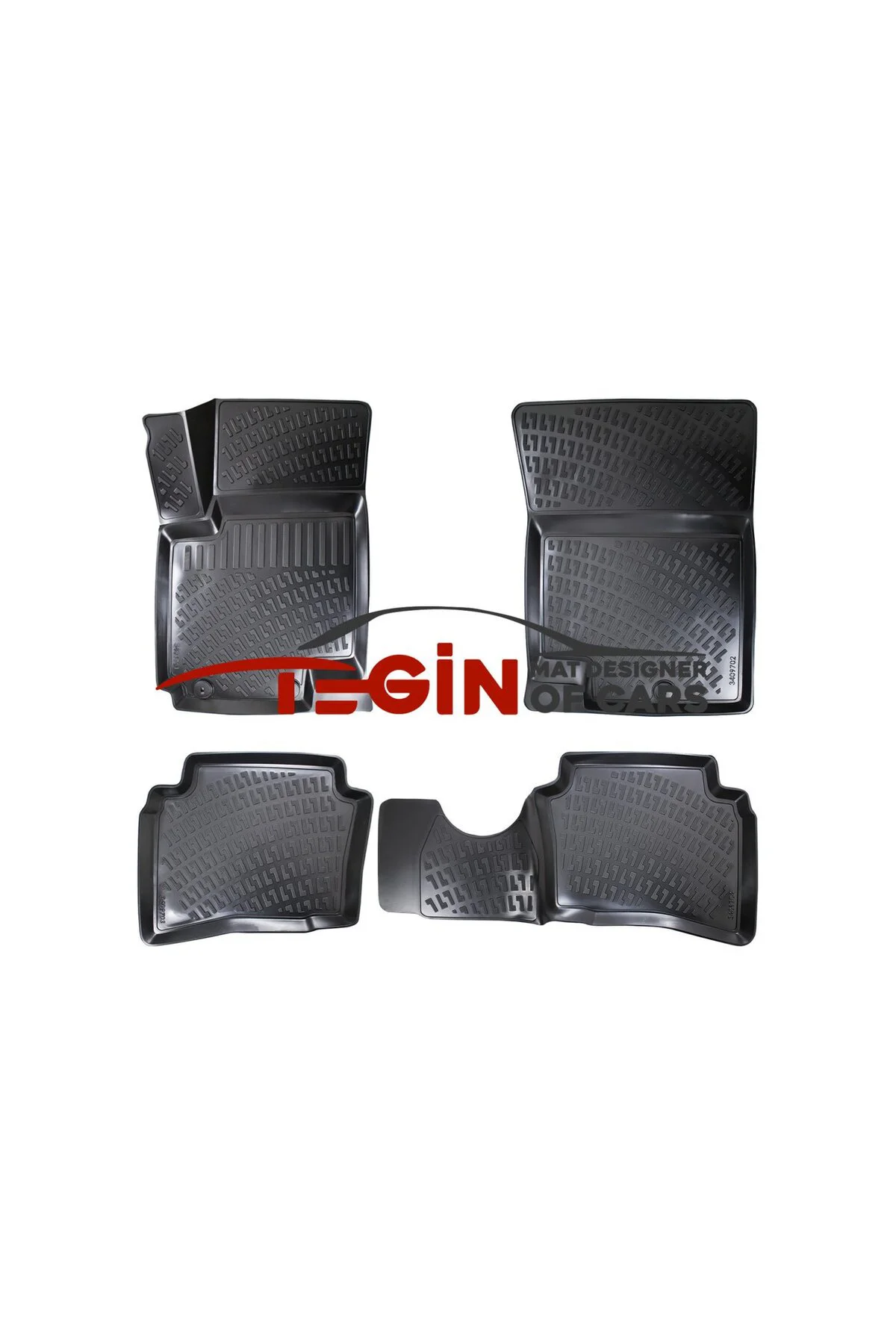 Kia Venga 2009-2019 1.4/1.6 Turbo Siyah 3D Havuzlu Paspas