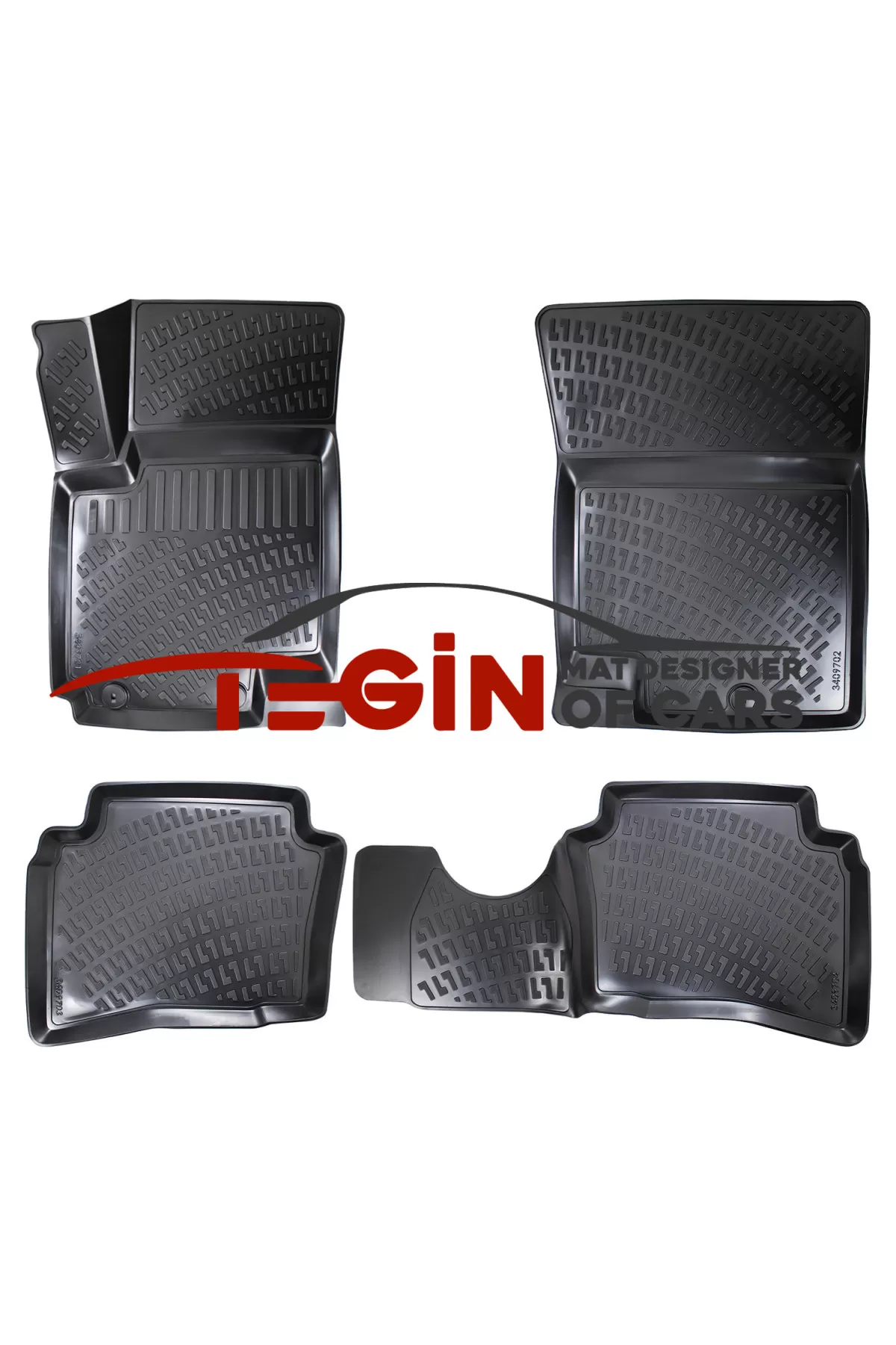 Kia Venga 3D Havuzlu Paspas 2014 Siyah