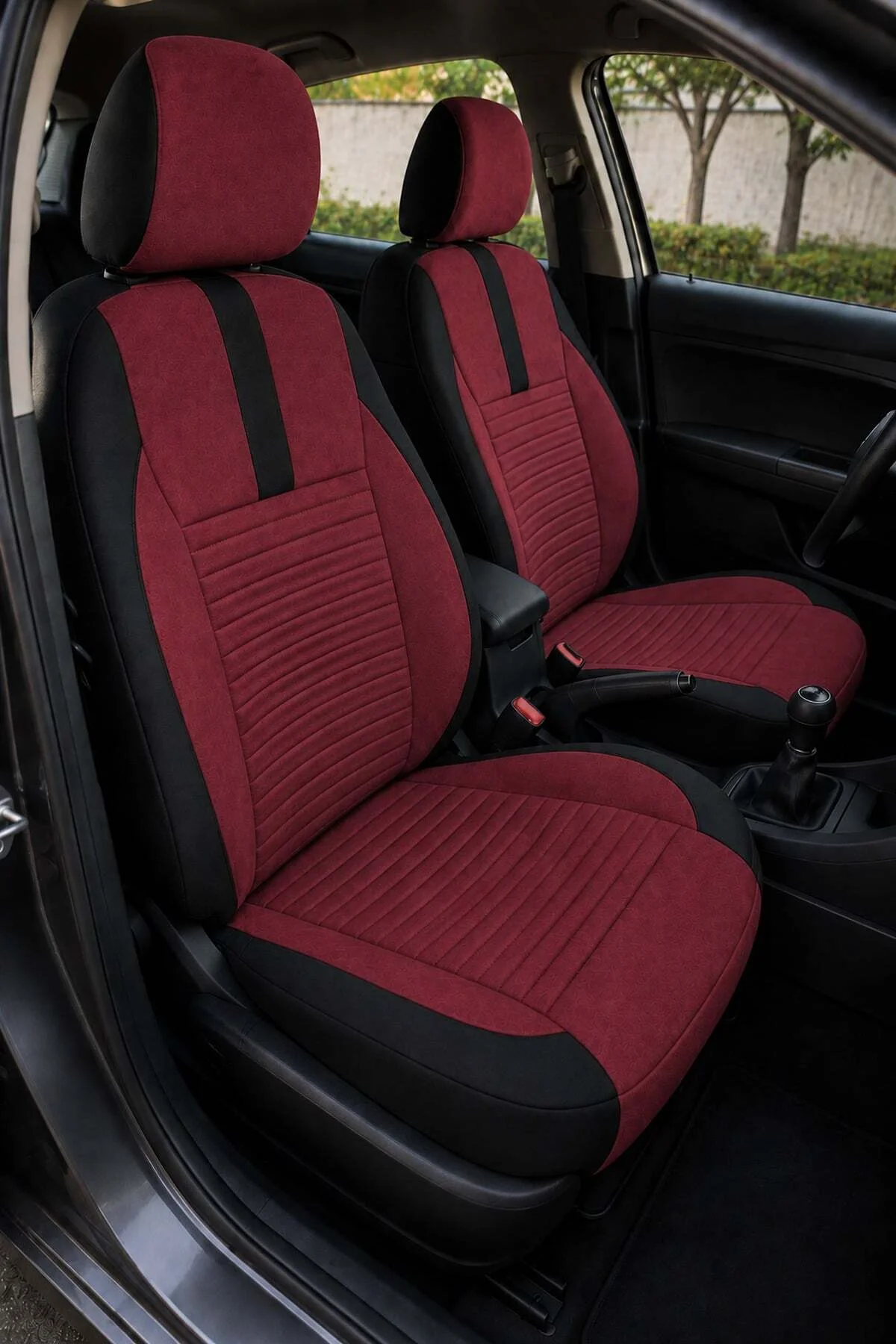 Kia XCeed 2019 Sonrası Uyumlu Sportline Serisi Siyah Bordo Ortopedik Tay Tüyü Koltuk Kılıfı Kia XCeed 2019 Sonrası Uyumlu Sportline Serisi Siyah Bordo Ortopedik Tay Tüyü Koltuk Kılıfı
