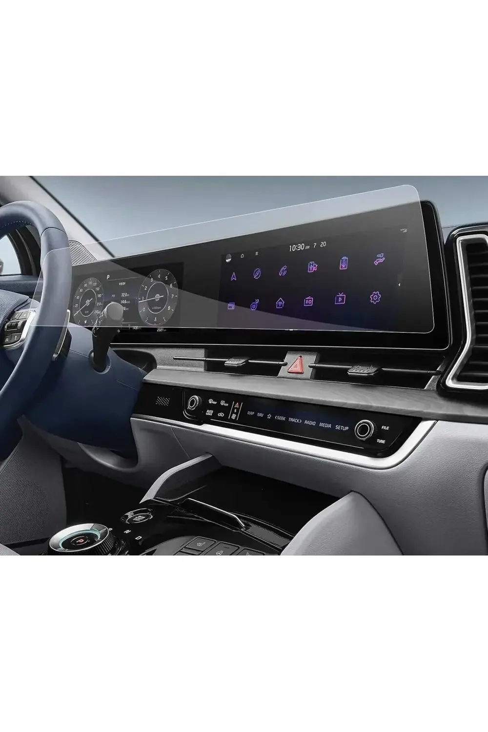 Kia Yeni Sportage 12.3 Inç Navigasyon Uyumlu 9H Nano Ekran Koruyu