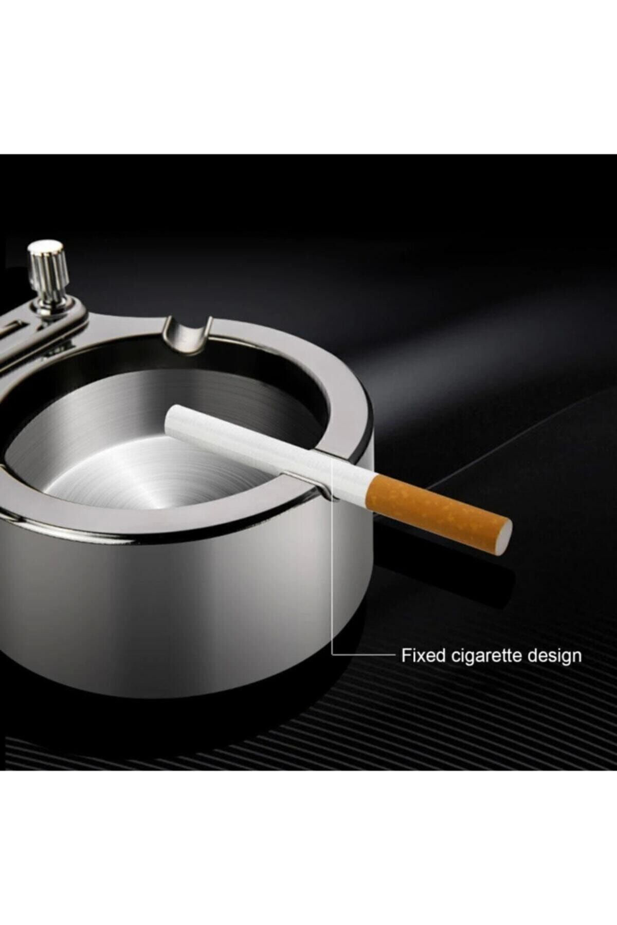 Kibrit Çakmaklı Benzinli Küllük İsim yazılabilir Lüx Ürün