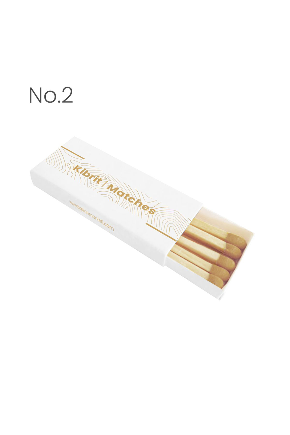 Balkan Kibrit - Otel Ve Promosyon - 100 Kutu (10-11 Çöp) 5.5X2.3X0.7Cm B