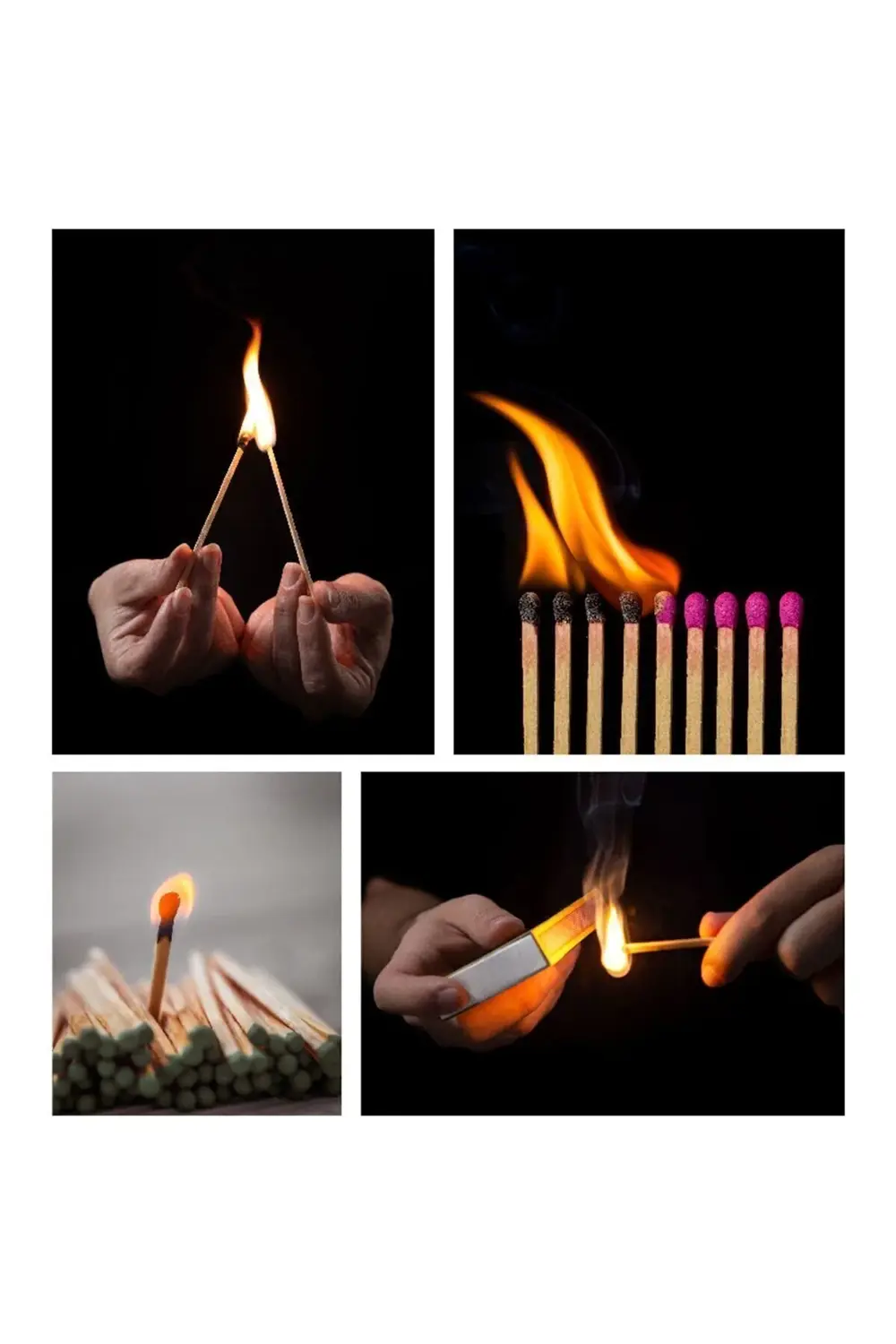 Kibrit - Otel Ve Promosyon - 100 Kutu (10-11 ÇÖP) 5,5x2,3x0,7cm