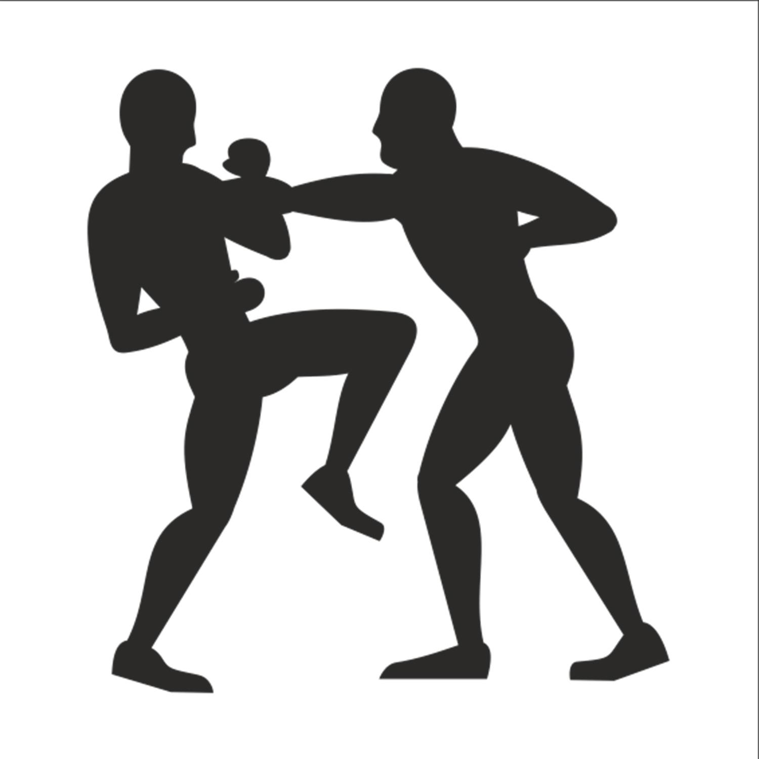 KİCKBOKSCU FOLYO STİCKER