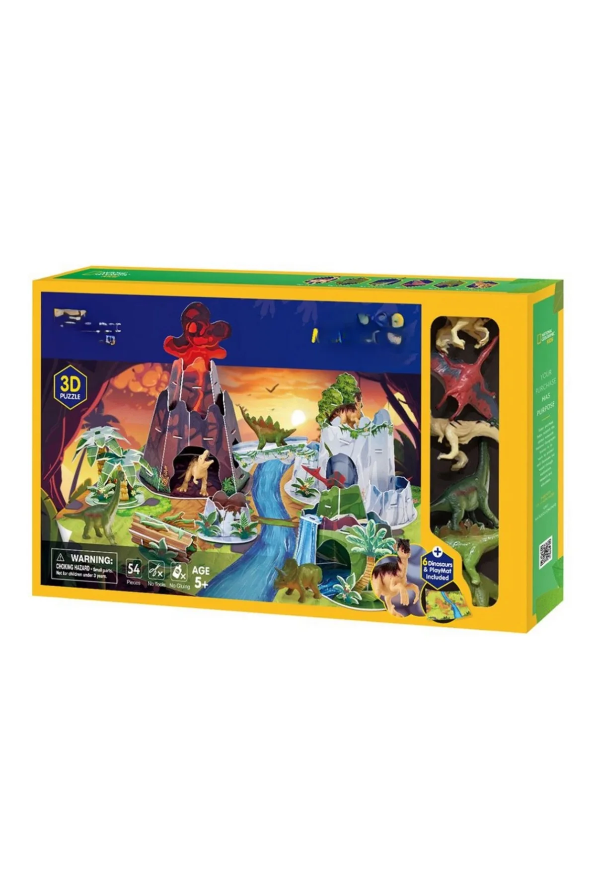 Kids Dinozor Oyun Seti 3D Puzzle