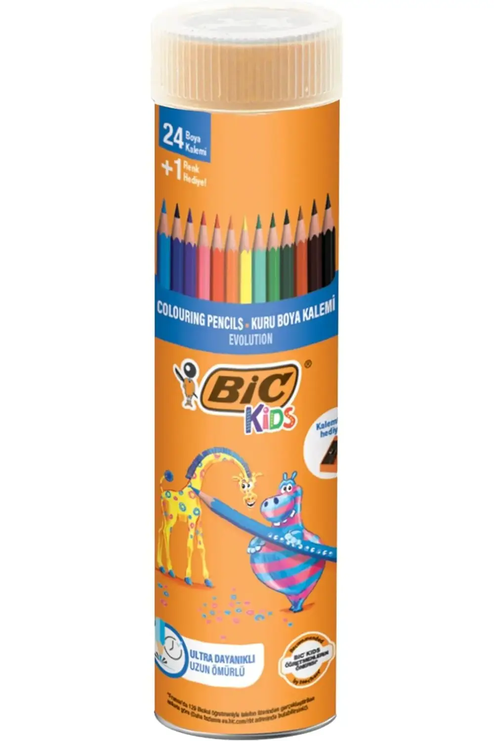 Kids Evolution Kuru 25'li Metal Tüp, Kıymık Oluşturmaz, Çiğnemeye