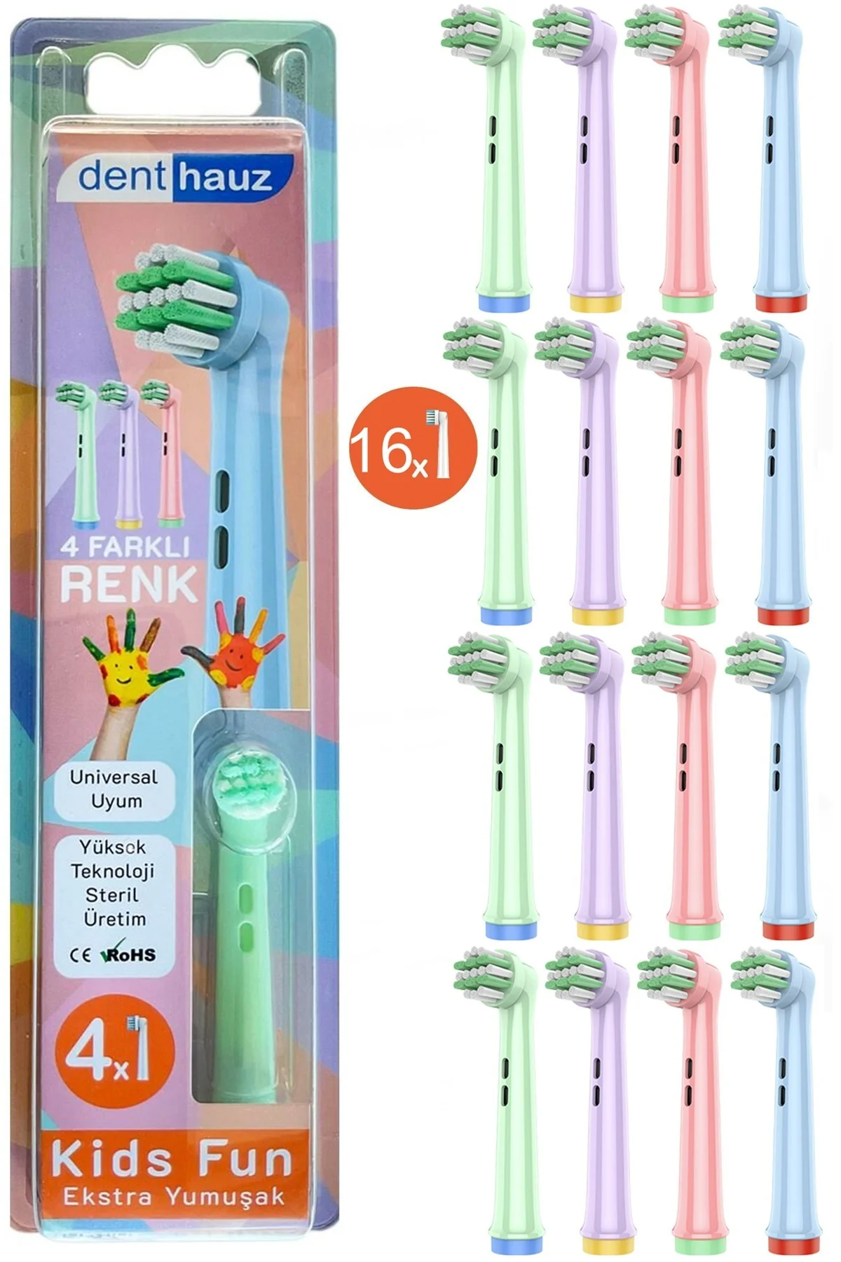 Kids Fun - Çocuklara Özel Extra yumuşak Oral B Şarjlı Diş Fırçası