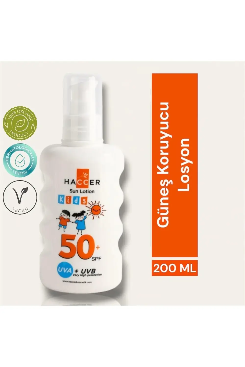 Kids Güneş Losyonu 50+ Spf 200 Ml