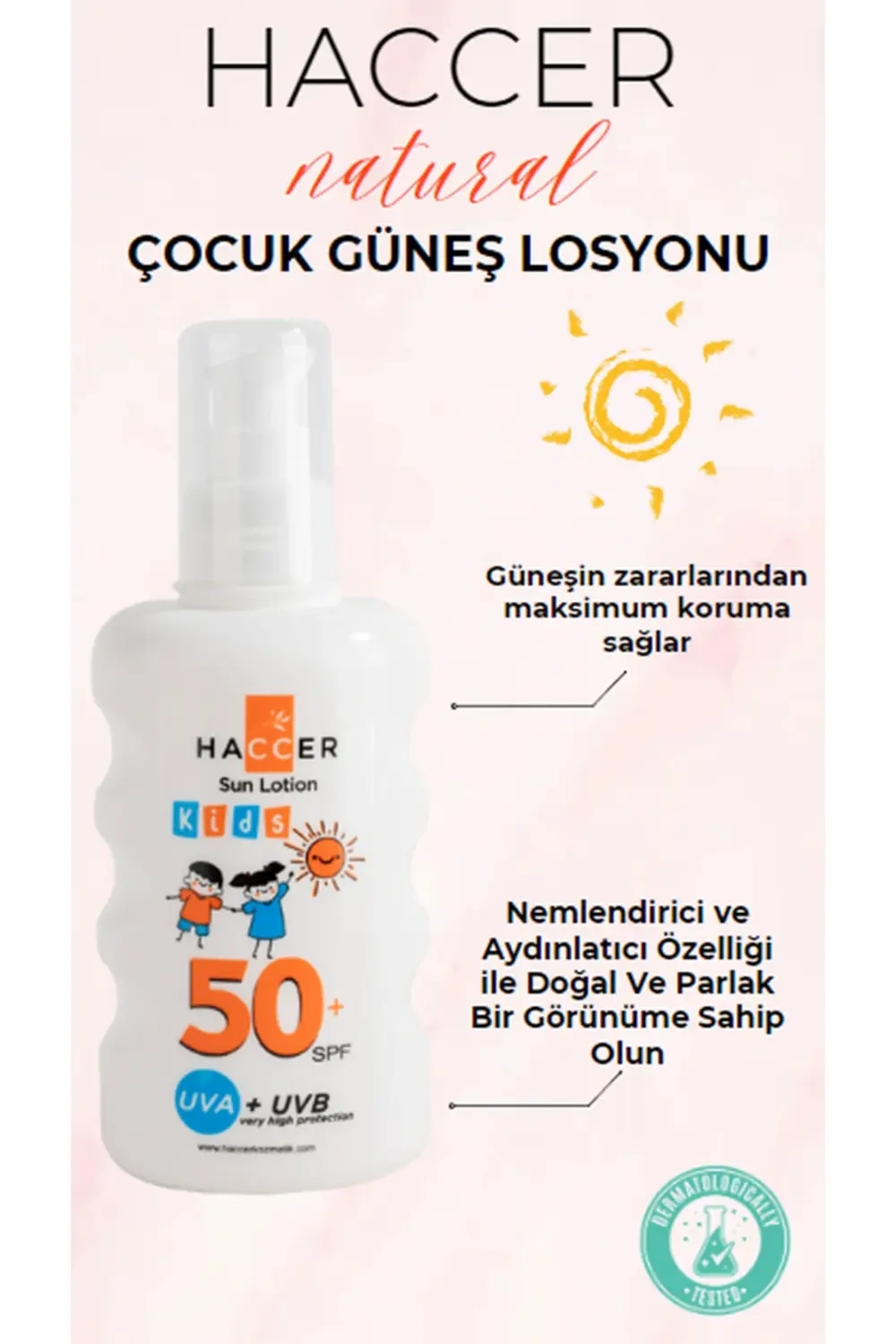 Kids Güneş Losyonu 50+ Spf 200 Ml