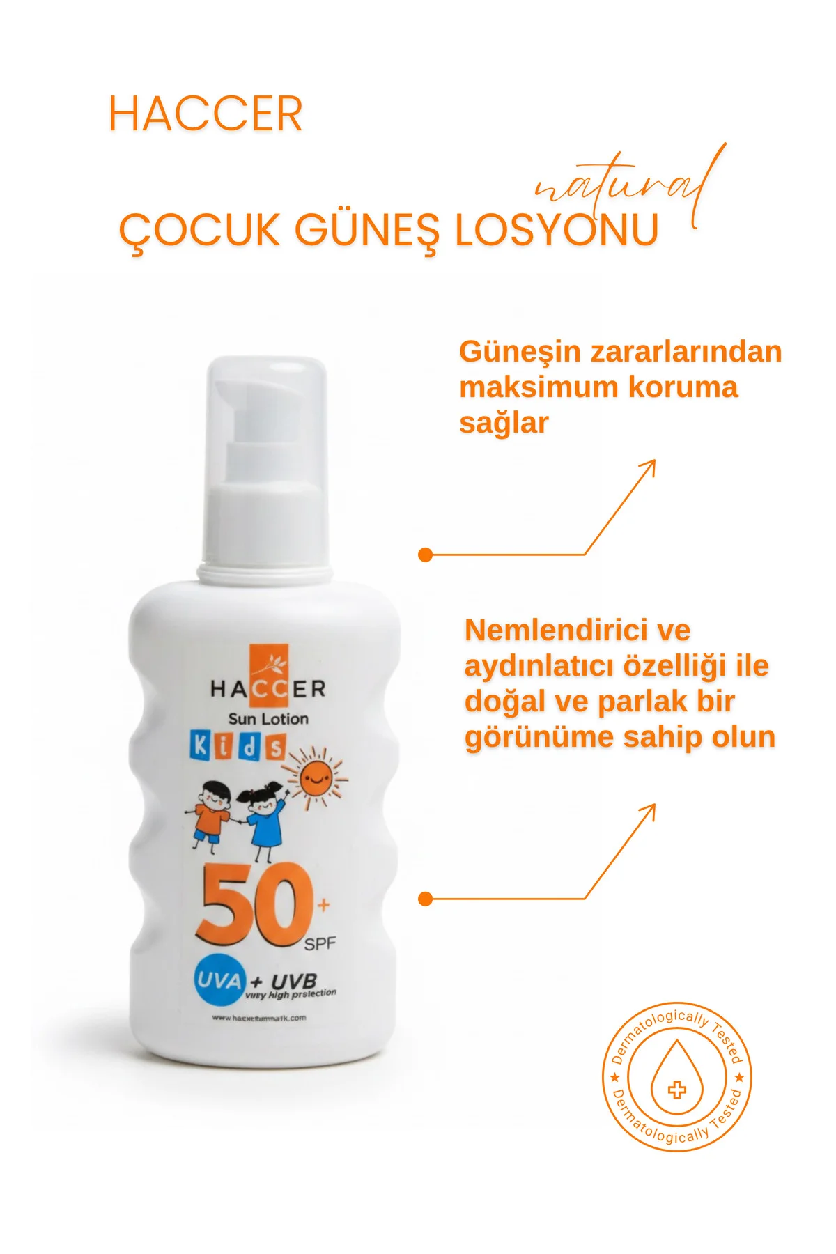 Kids Güneş Losyonu 50+ Spf 200 Ml