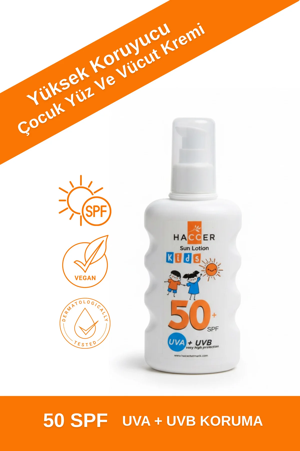 Kids Güneş Losyonu 50+ Spf 200 Ml
