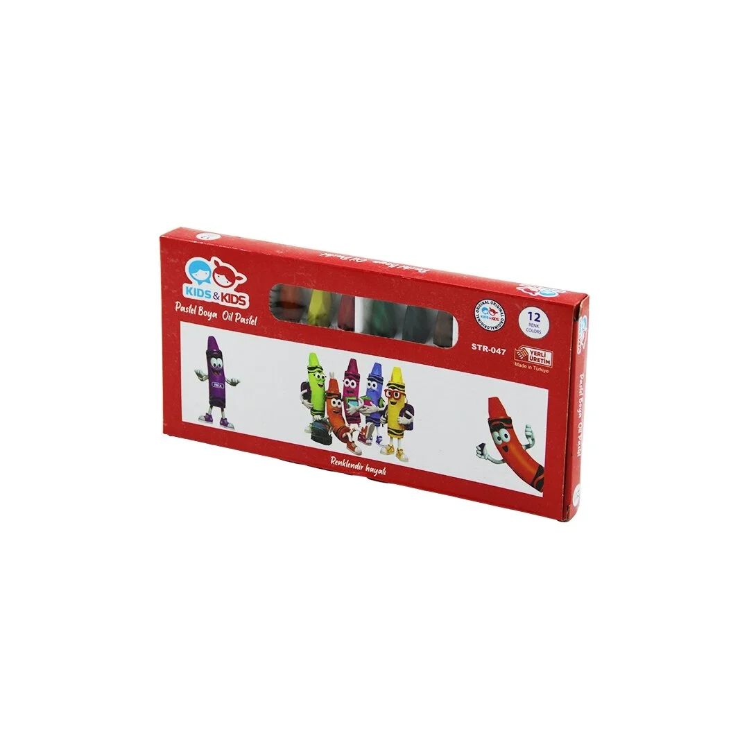 Kıds - Kıds Str-47 12pcs = 12 Renk Pastel Boya Bx40 Fiyatı, Yorumları ve Özellikleri