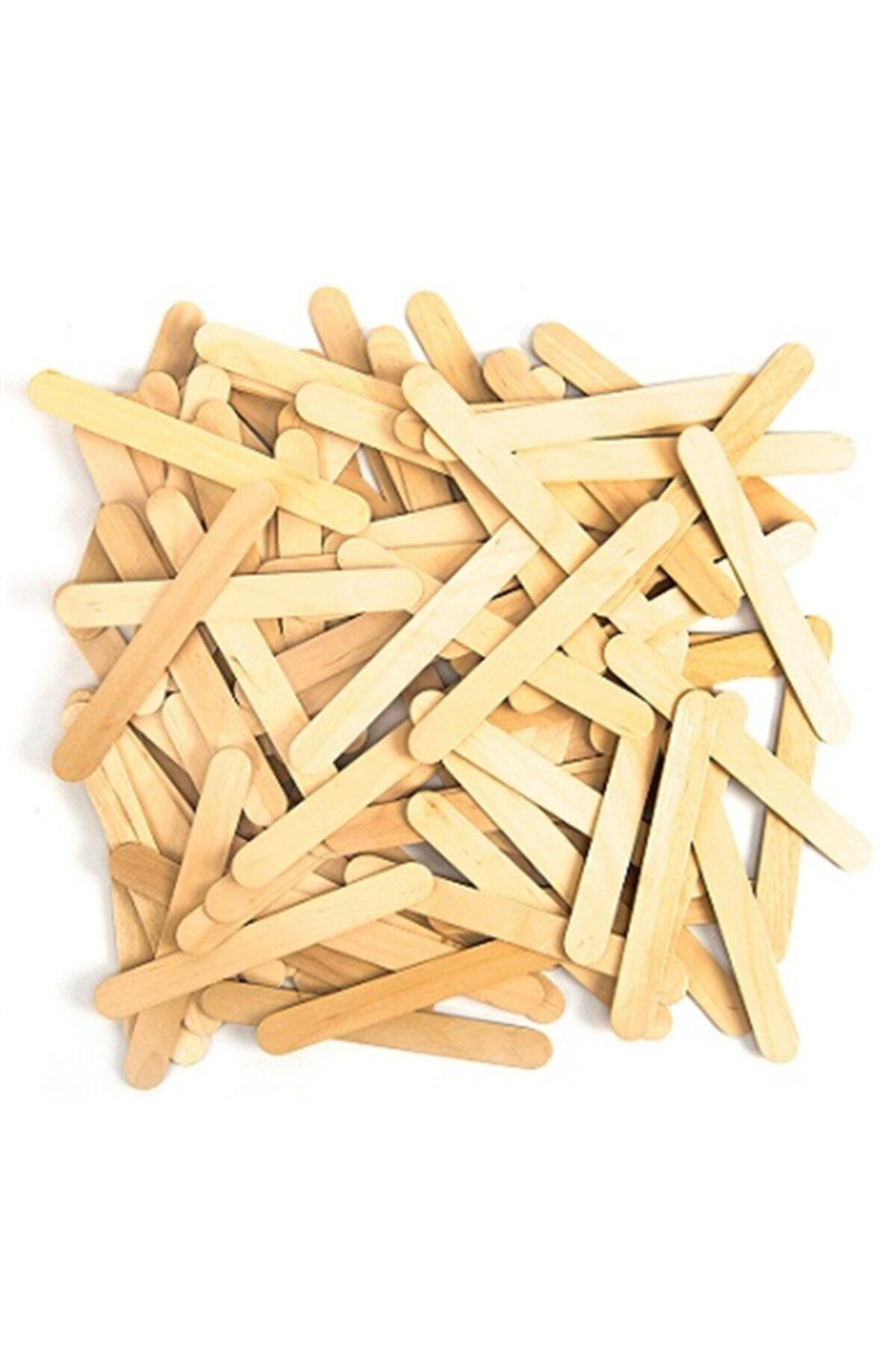 Kıds Kk175 Ahşap Büyük Boy Naturel Çubuk 50'li