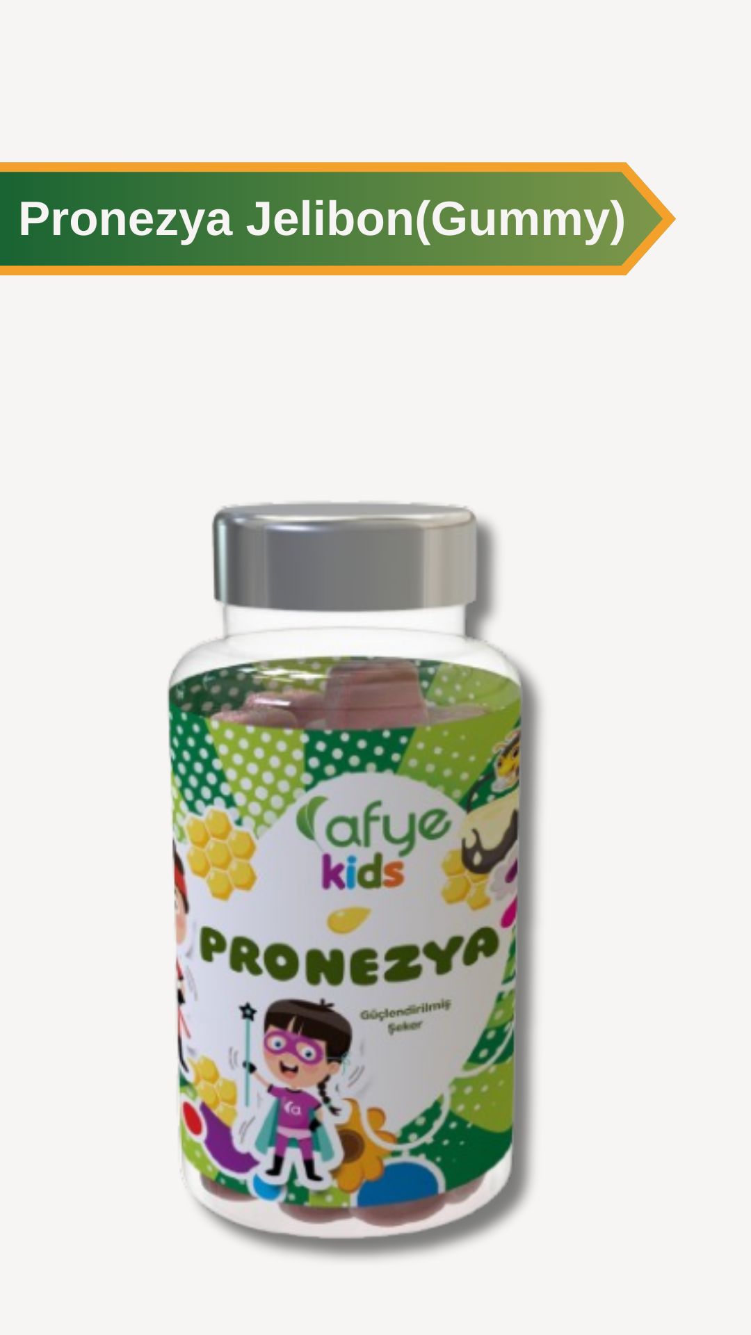  Kids Pronezya Gummy ( propolis, Ekinezya,VitaminC) 130 gr