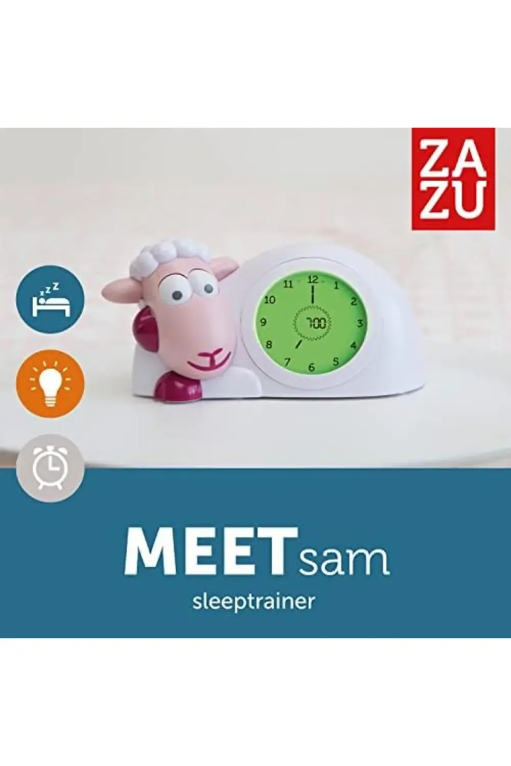 Kids Sam Çocuklar için Gece Lambalı Uyku Arkadaşı, Pembe 1185222