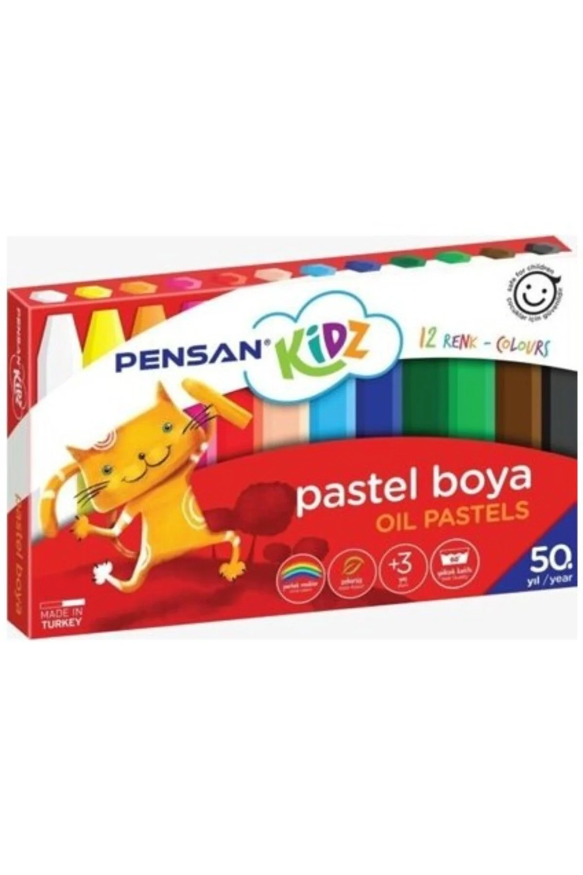 Kidz 12'li Yağlı Pastel Boya