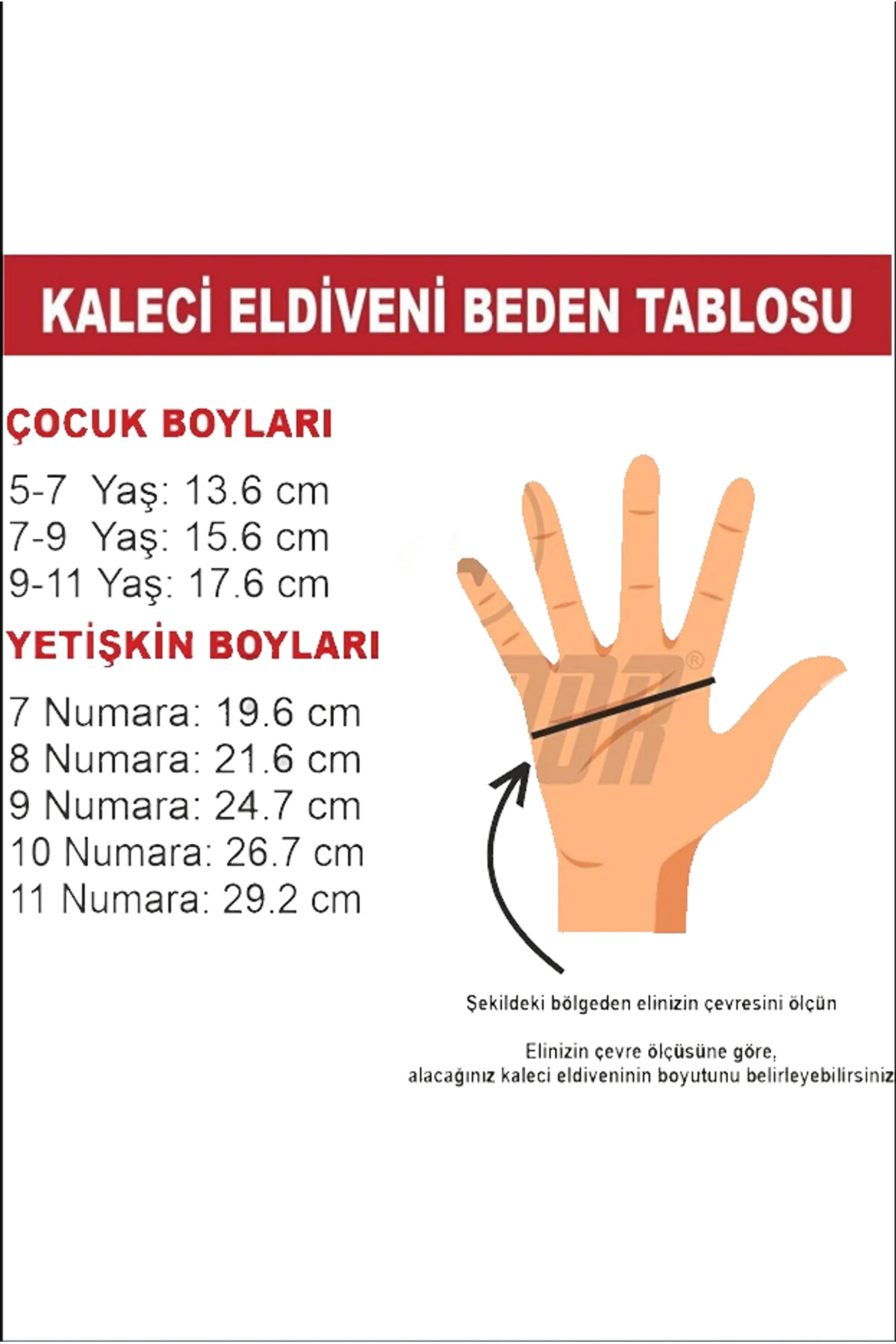 Tryon Kidz Çocuk Kaleci Eldiveni