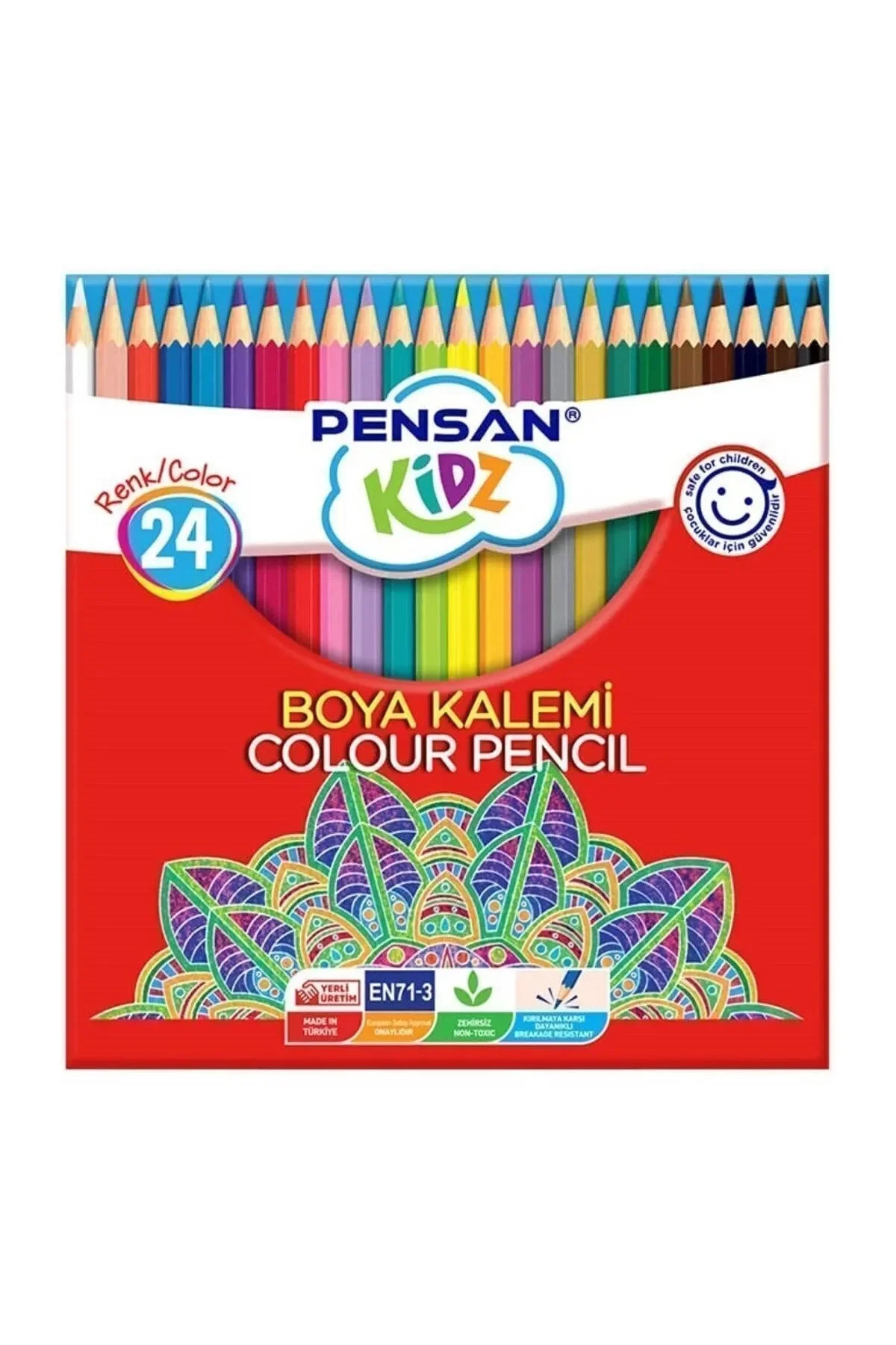 Kidz Kuru Boya 24 Renk Tam Boy