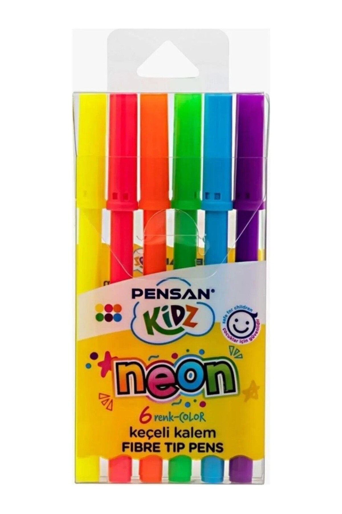 Pensan Ki?Dz Neon 6 Li Keçeli? Boya Kalemi?
