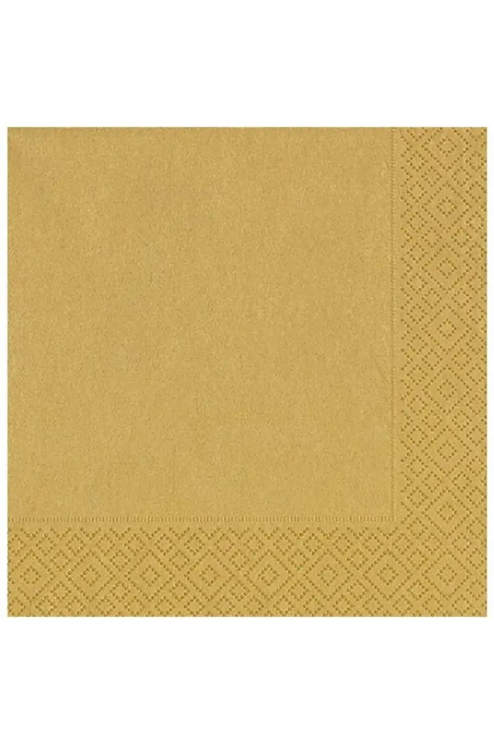 Kikajoy Altın 20'li Kağıt Peçete 33x33 Cm