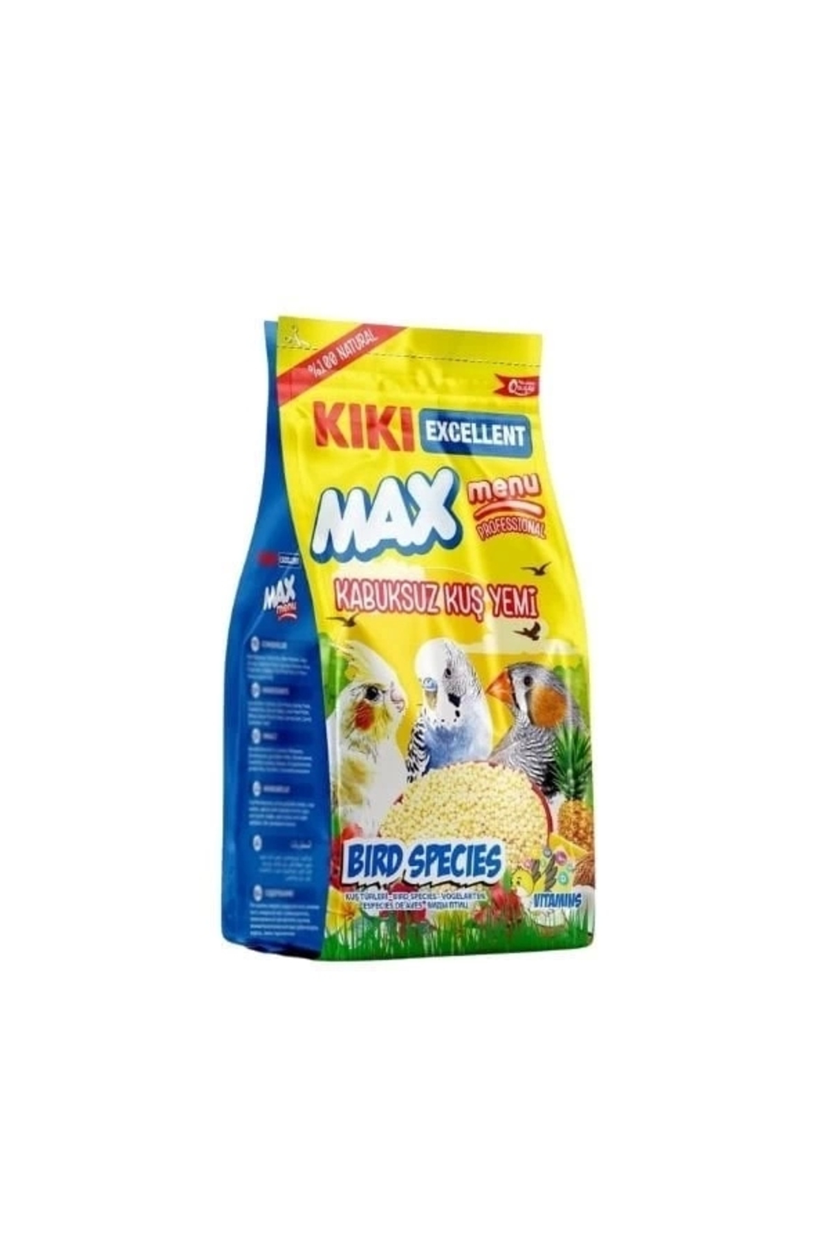 Ureticiniz Kiki Excellent Max Menu Kabuksuz Muhabbet Kuşu Yemi 400 Gr