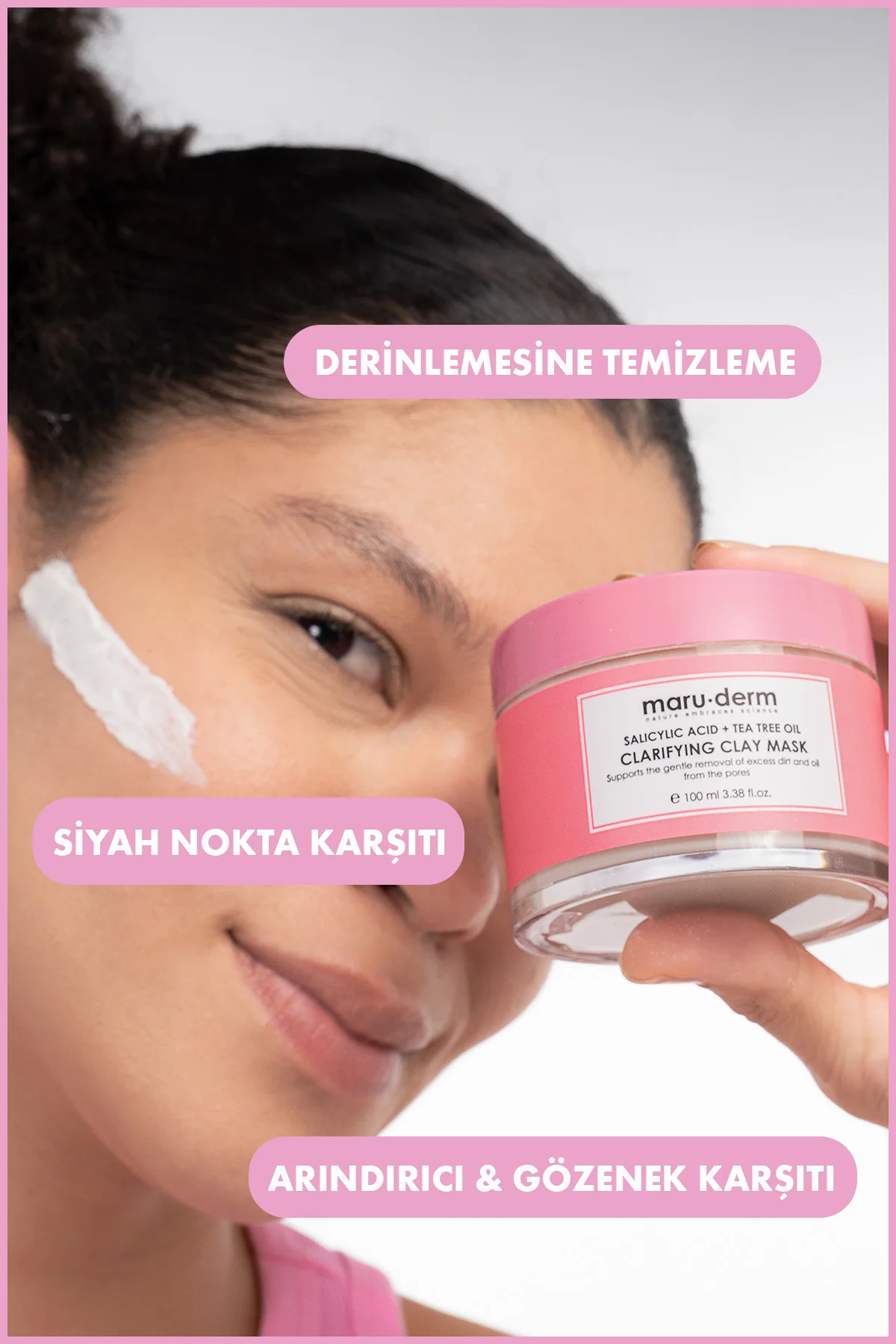 Kil Maskesi | Salisilik Asit + Çay Ağacı Yağı Kil Maskesi 100 ML 