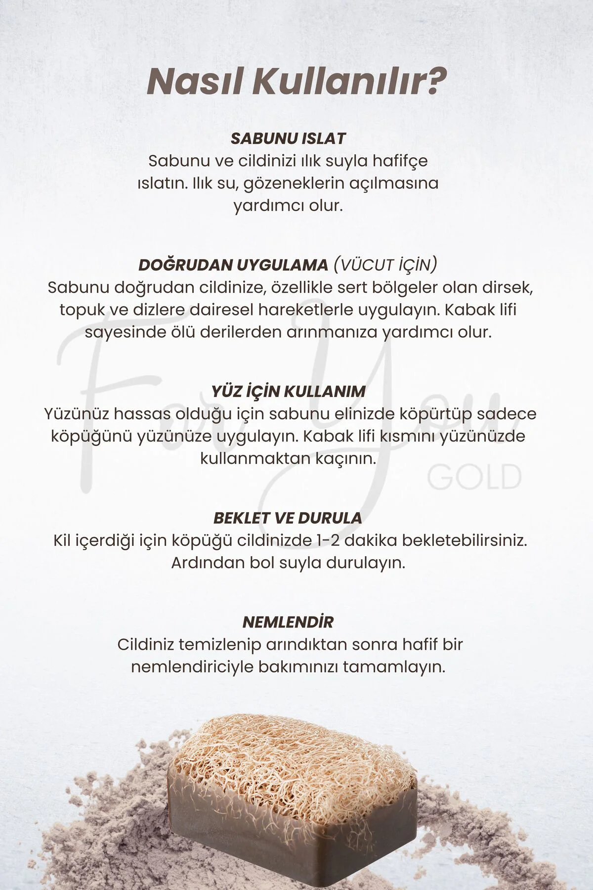 Kil Özlü Kabak Lifli Sabun
