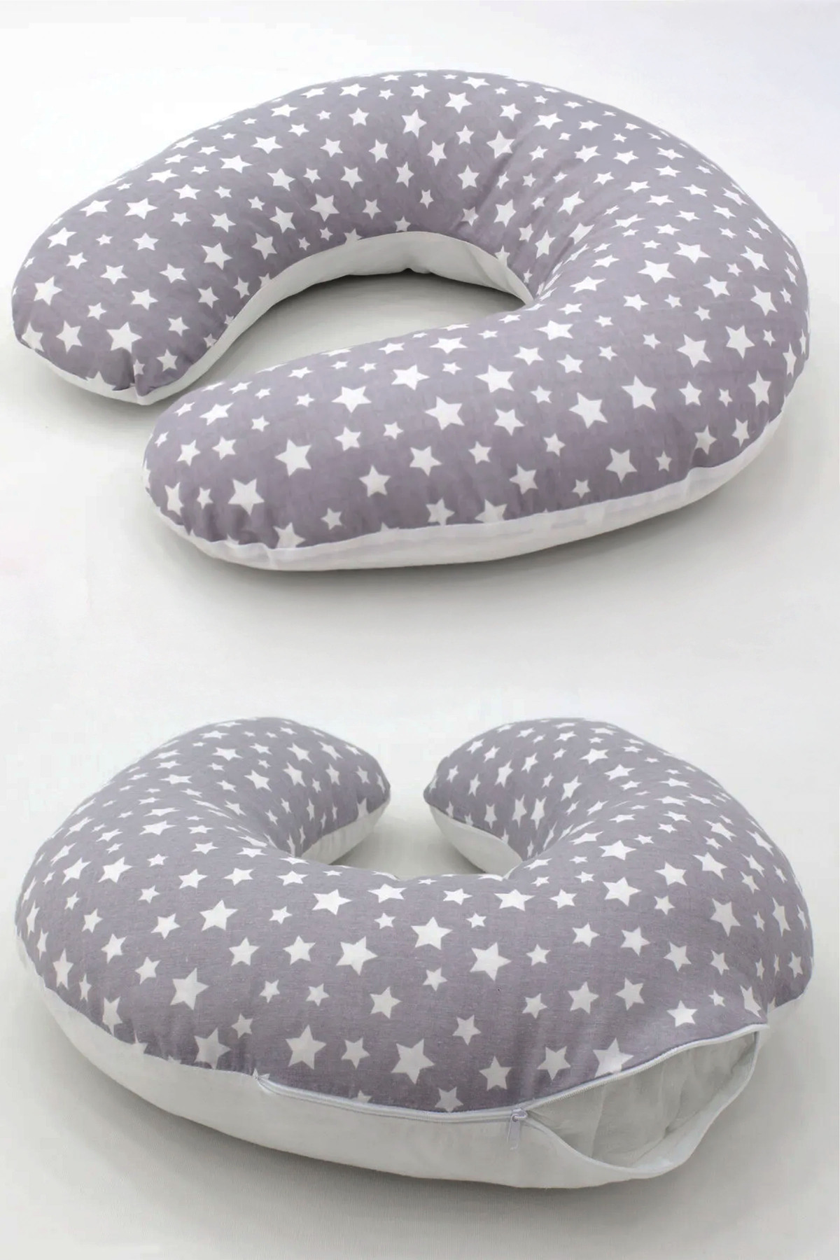 Mordesign Kılıf, Çift Taraflı Emzirme Yastığı Kılıfı/Bebek Destek Minderi K