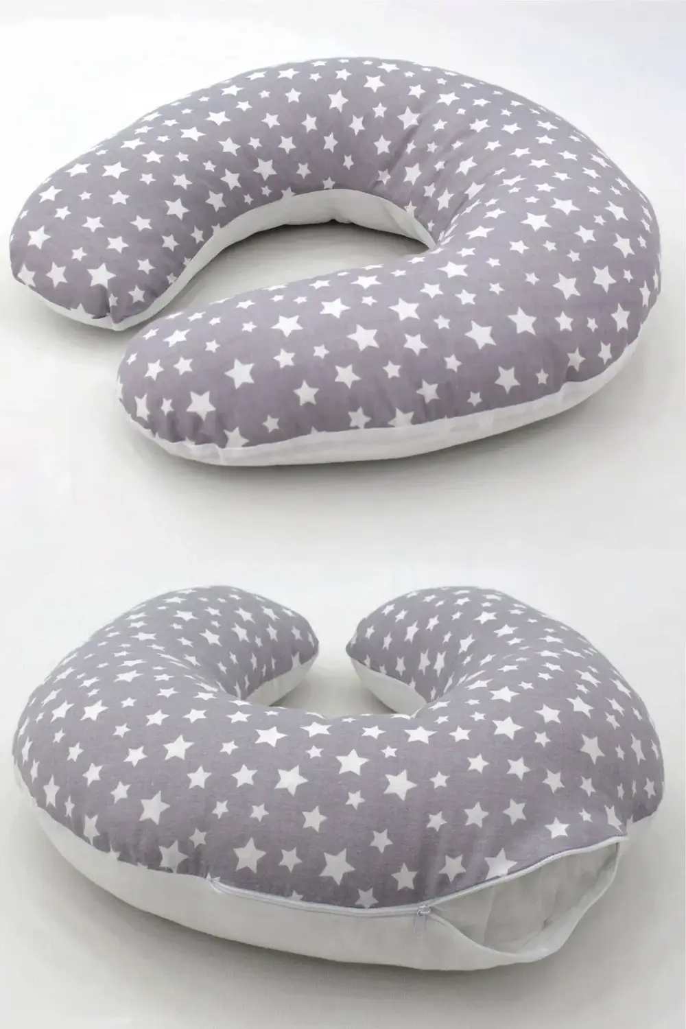 Mordesign Kılıf, Çift Taraflı Emzirme Yastığı Kılıfı/Bebek Destek Minderi K
