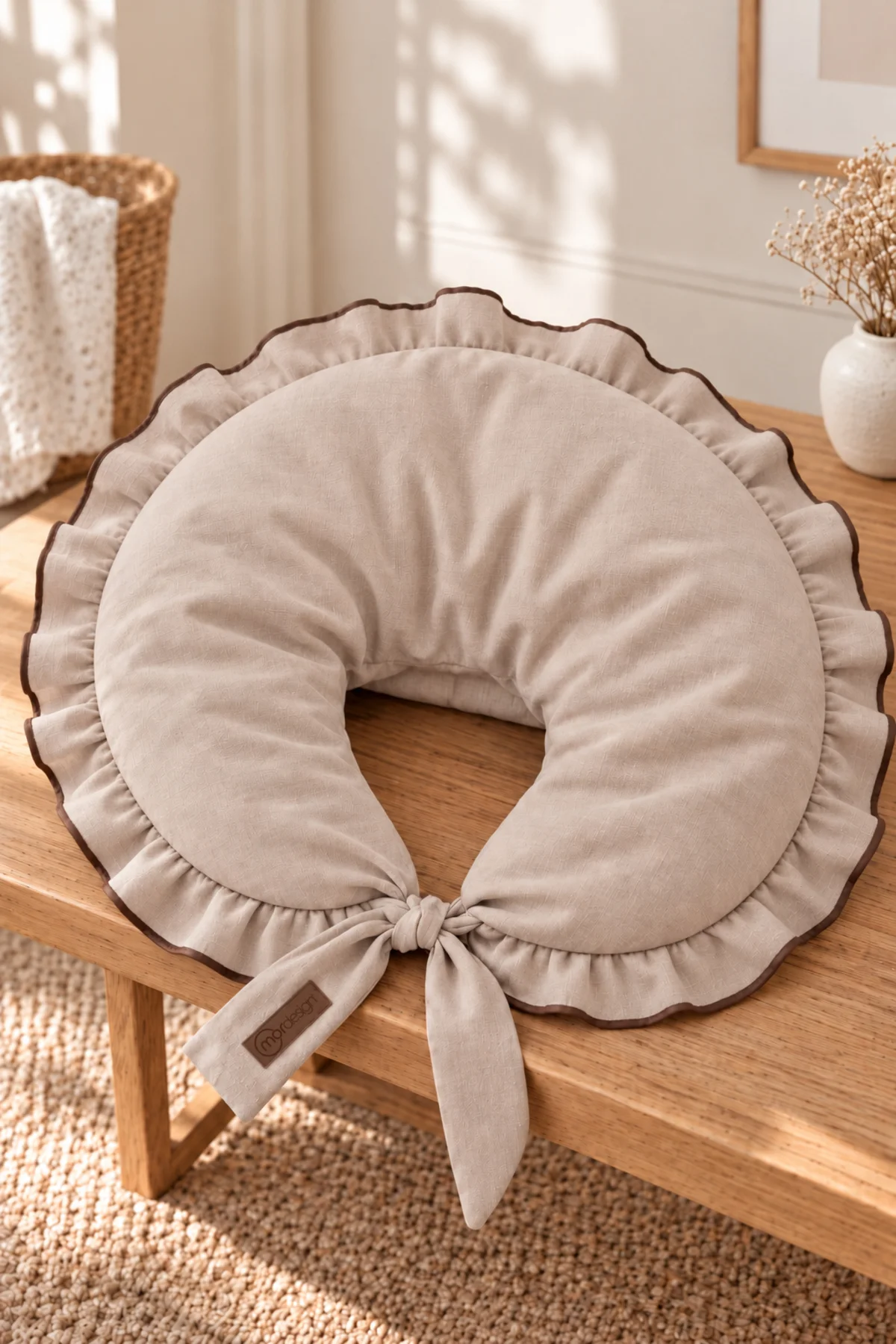 Kılıf, Fırfırlı Emzirme Yastığı Kılıfı, Bebek Destek Minderi Kılıfı, Hamile Yastığı Kılıfı, Ruffle Seri, Sand Kılıf, Fırfırlı Emzirme Yastığı Kılıfı, Bebek Destek Minderi Kılıfı, Hamile Yastığı Kılıfı, Ruffle Seri, Sand