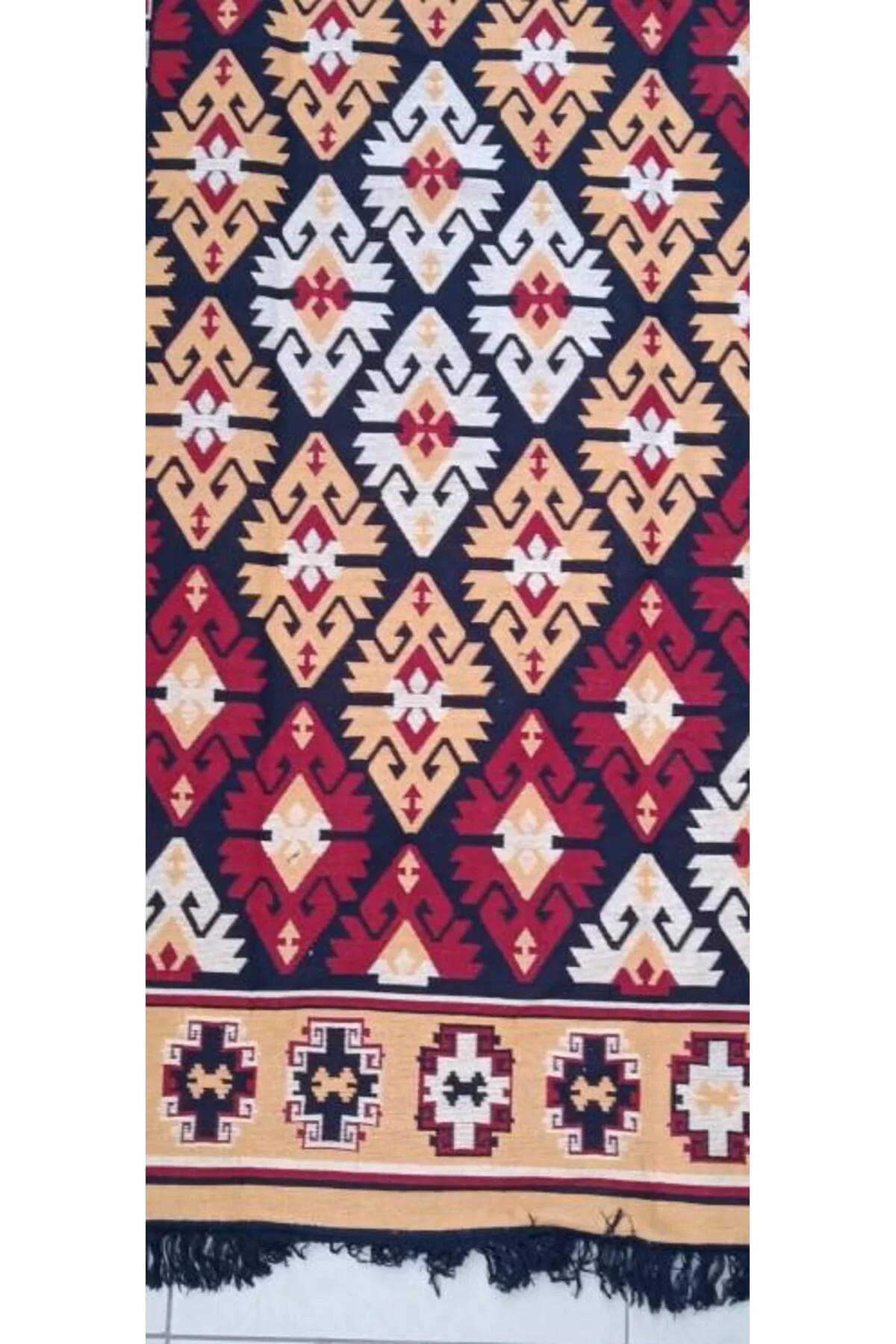 Kilim Antik 120-180 Otantik 90150 motif Model Nature Boya Çift Taraflı El yapım - Görsel 3