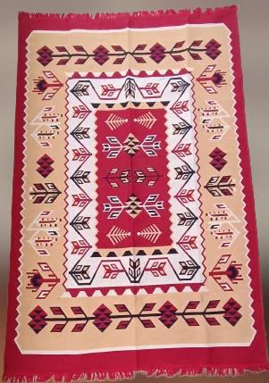 Kilim Antik 140-215 Otantik 90155 Motifler Model Naturel Boya Çif