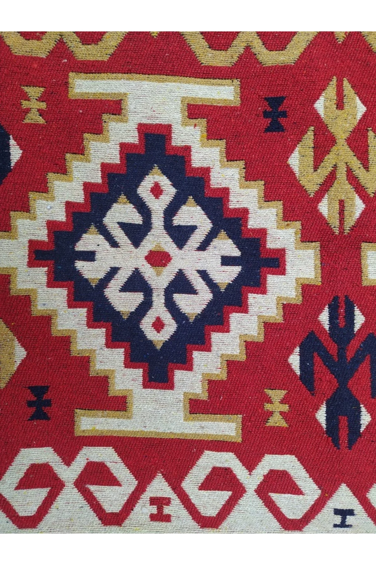 Kilim Antik 14583 Otantik Desen Model 80'*125 cm 1m² Natüre boya El yapım - Görsel 2