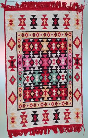 Kilim Antik 80-125 Otantik  Motifler Model Naturel  Boya Çift Tar